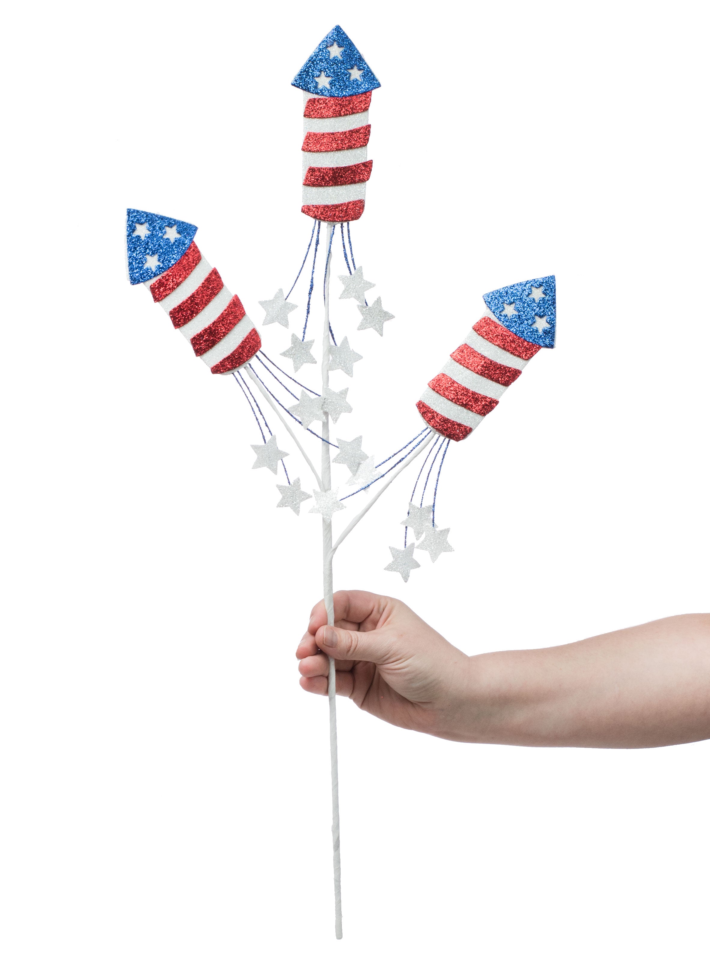 25" Patriotic Firecrackers & Stars Pick Lifestyle Photo