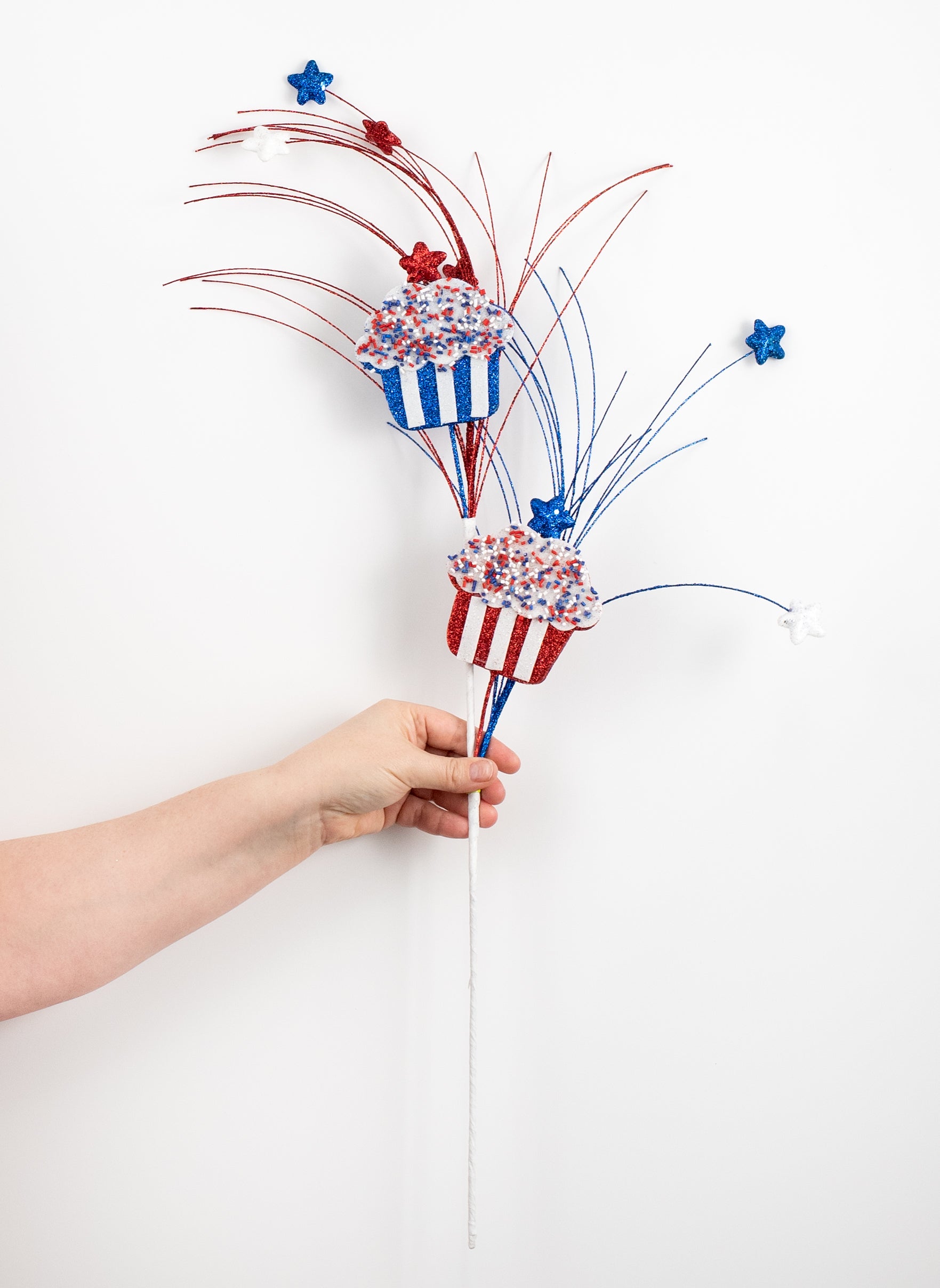 28" Patriotic Sprinkles Cupcake Spray detail photo 3