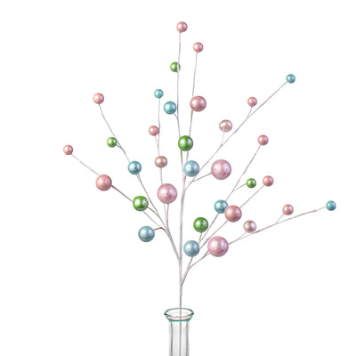 25" Pearl Metallic Ball Spray: Pink, Lime, Turquoise Item Number: XS973651