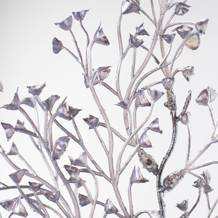 28" Pearl Mini Flower Spray: Lavender detail photo 4