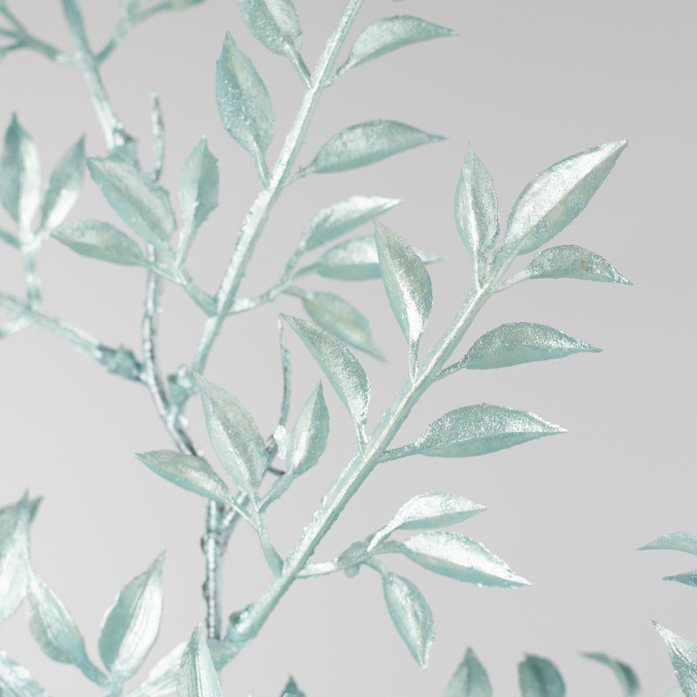 25" Pearl Ruscus Spray: Light Blue Lifestyle Photo