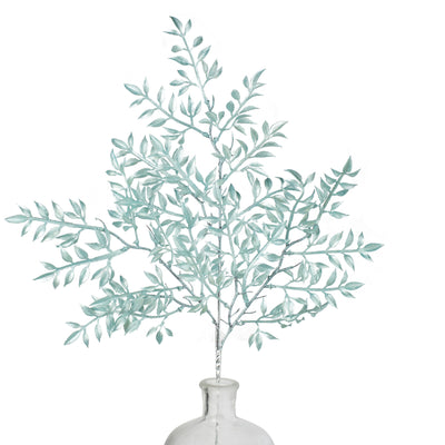 25" Pearl Ruscus Spray: Light Blue Item Number: MN031914
