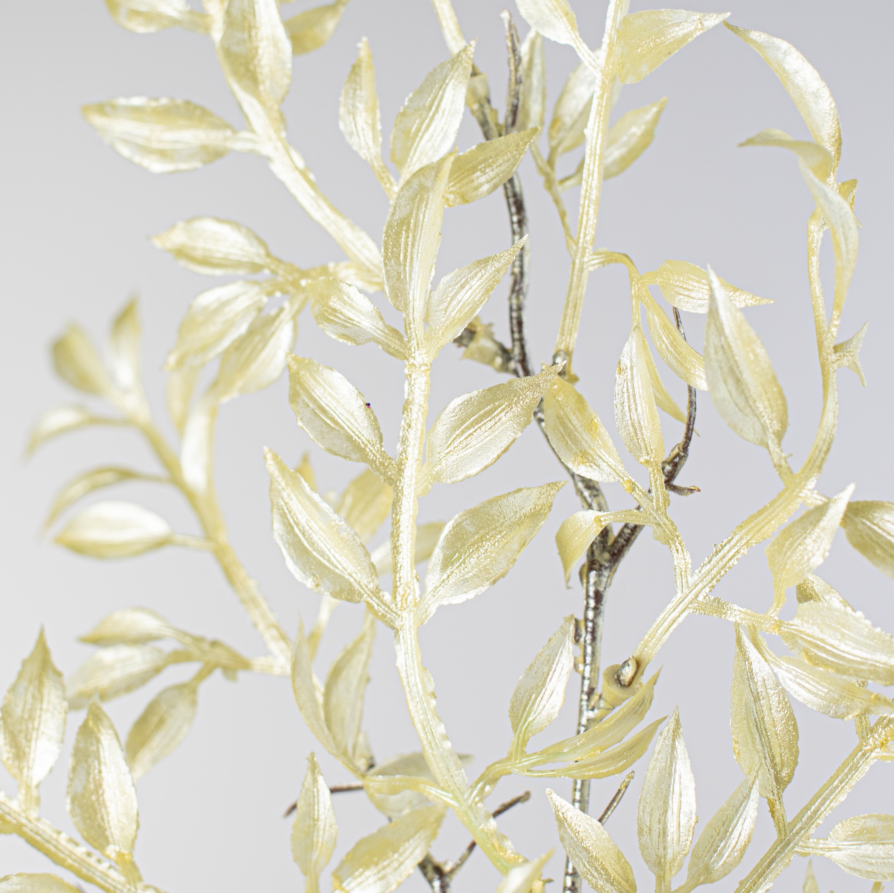25" Pearl Ruscus Spray: Yellow detail photo 4