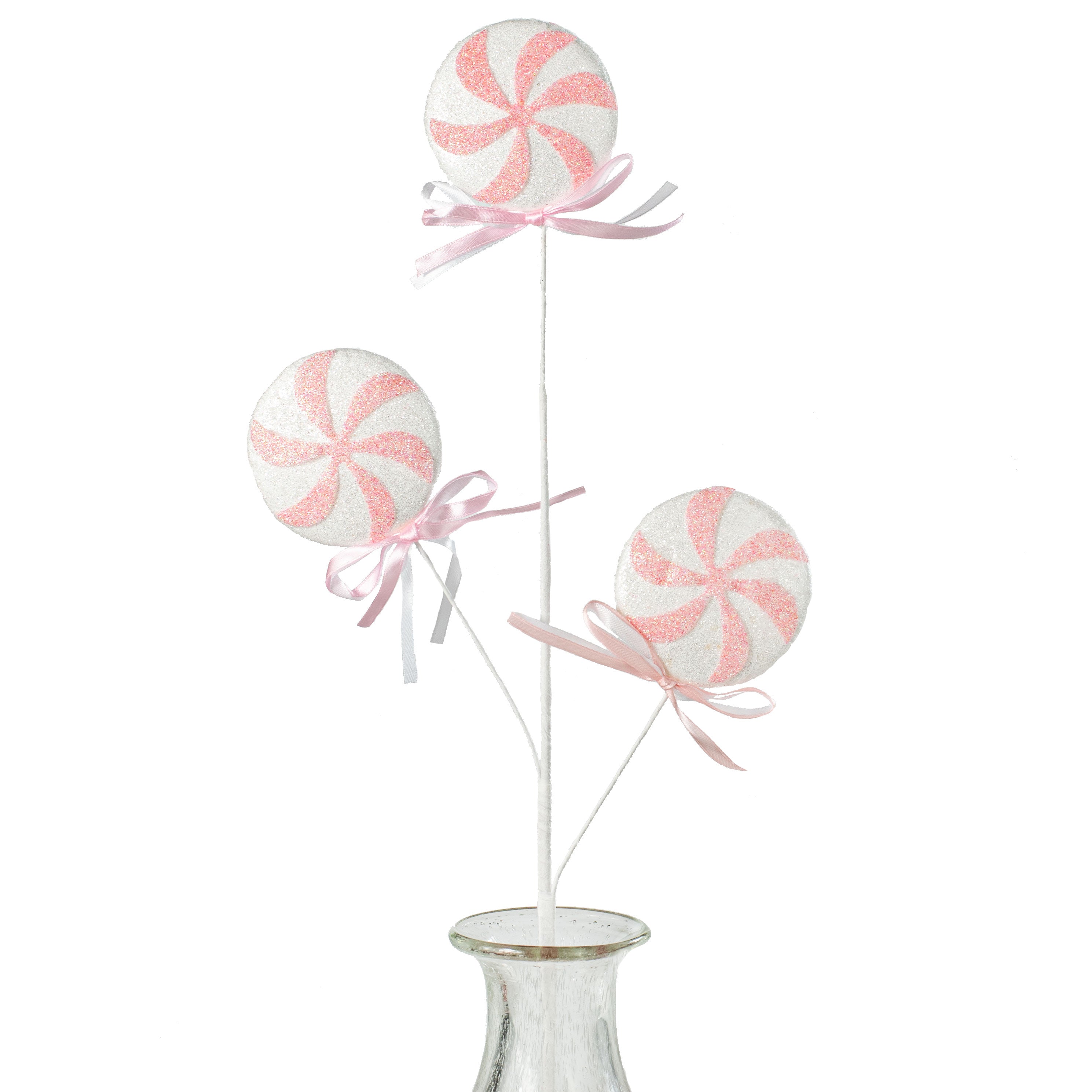 27" Peppermint Spray: Pink Item Number: 84087PKWT