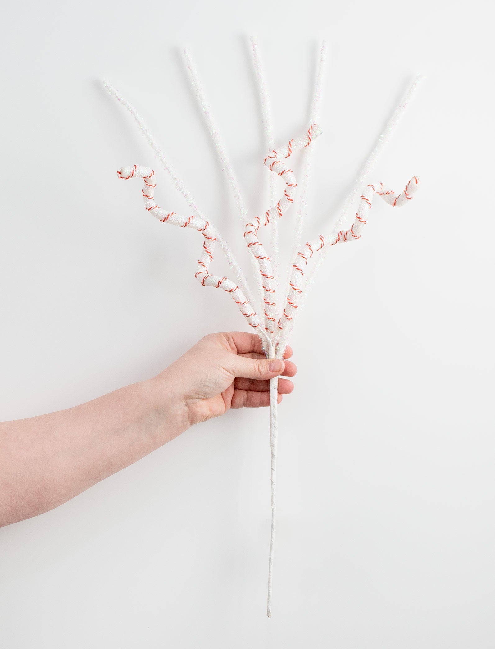 24" Peppermint Stick Spray detail photo 3