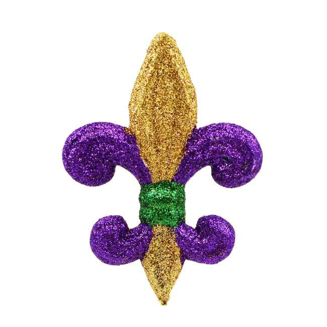 PGG Glitter Fleur de Lis Pick: 4" detail photo 3