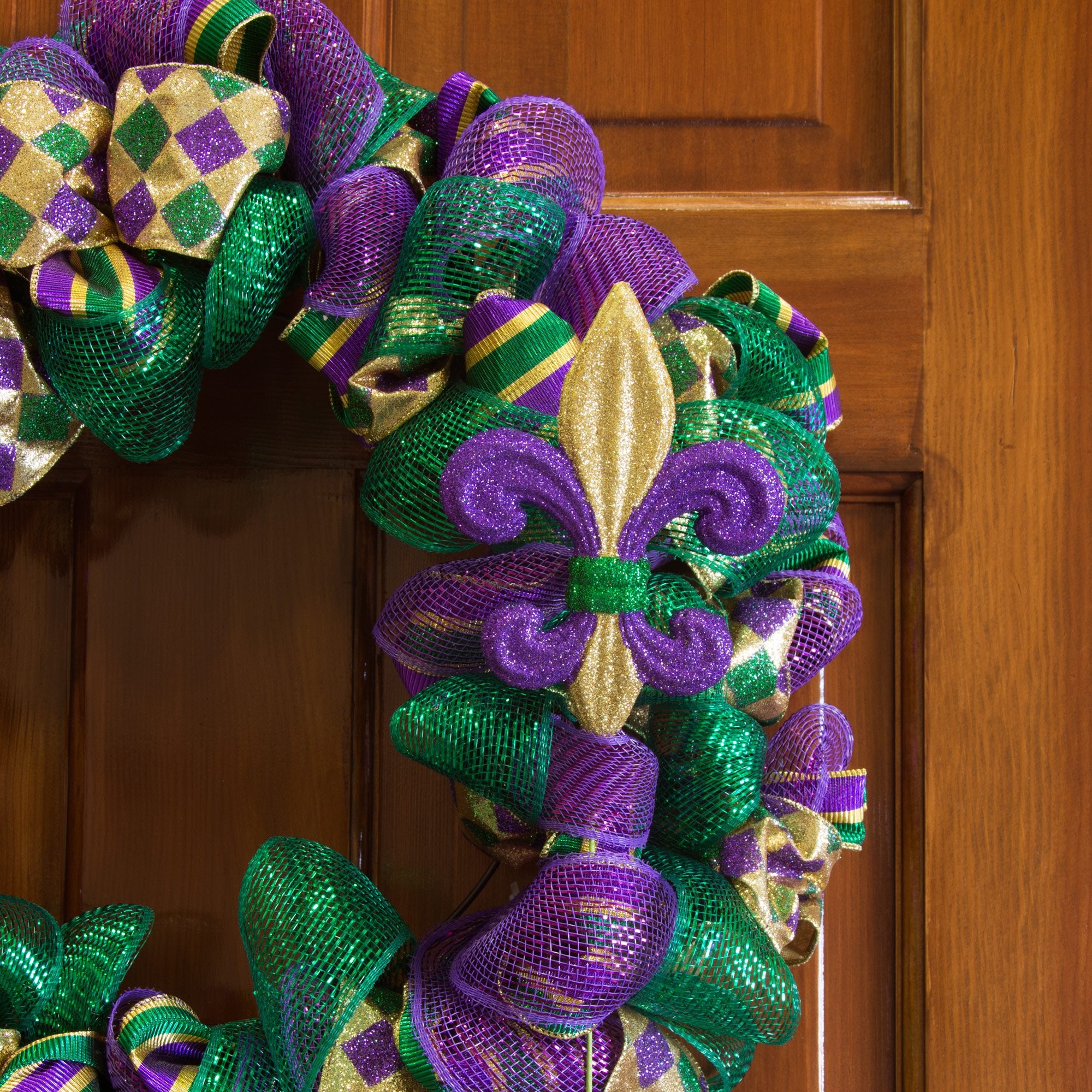 PGG Glitter Fleur de Lis Pick: 6" detail photo 3