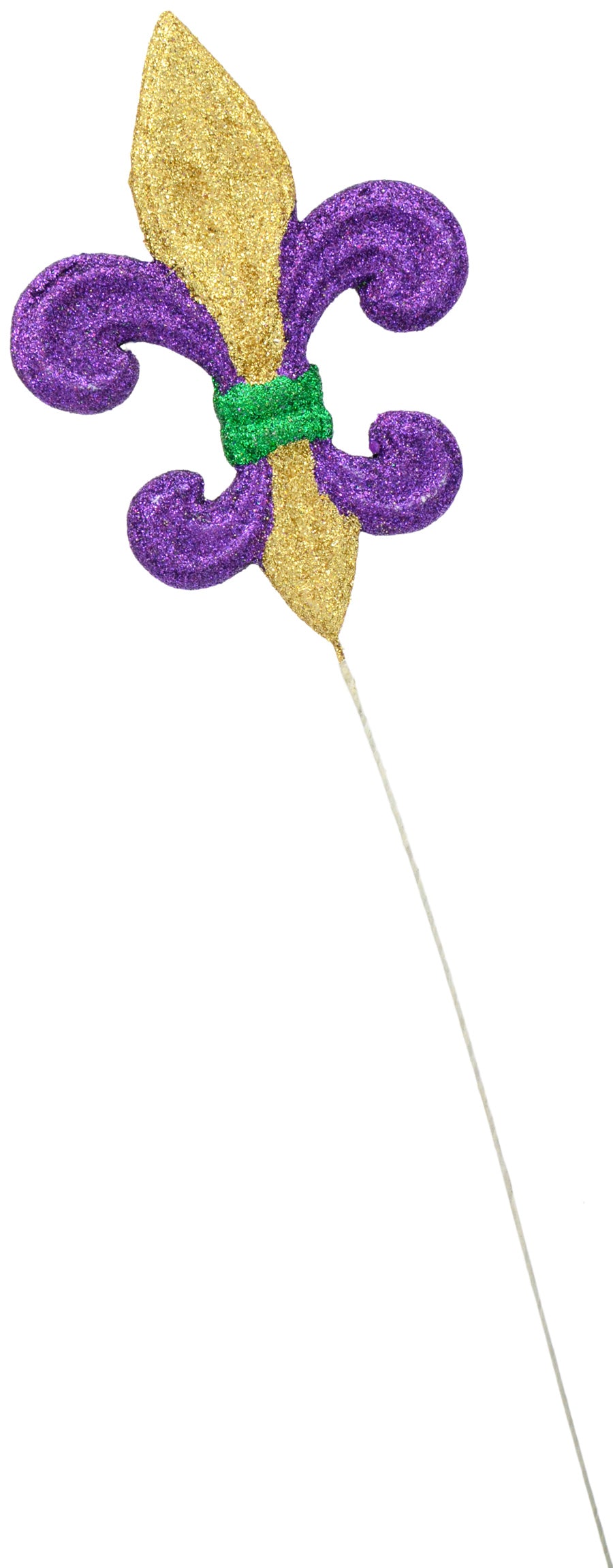 PGG Glitter Fleur de Lis Pick: 6" Item Number: MZ166152