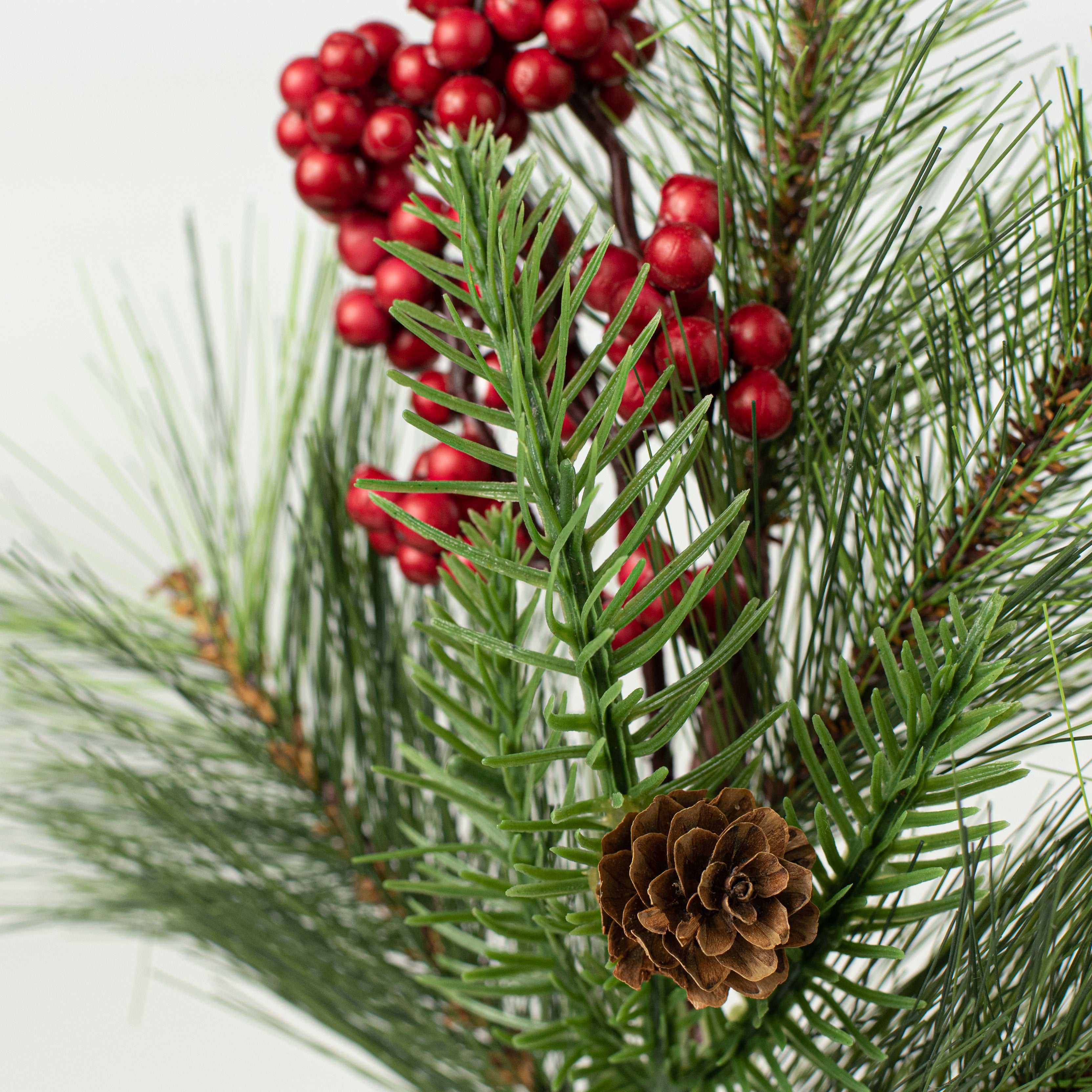 13" Pine Mix With Berry Spray Lifestyle Photo