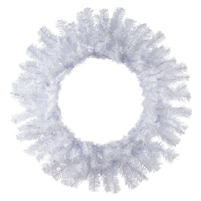24" Pine PVC Wreath: White (180 Tips) Item Number: XX962327