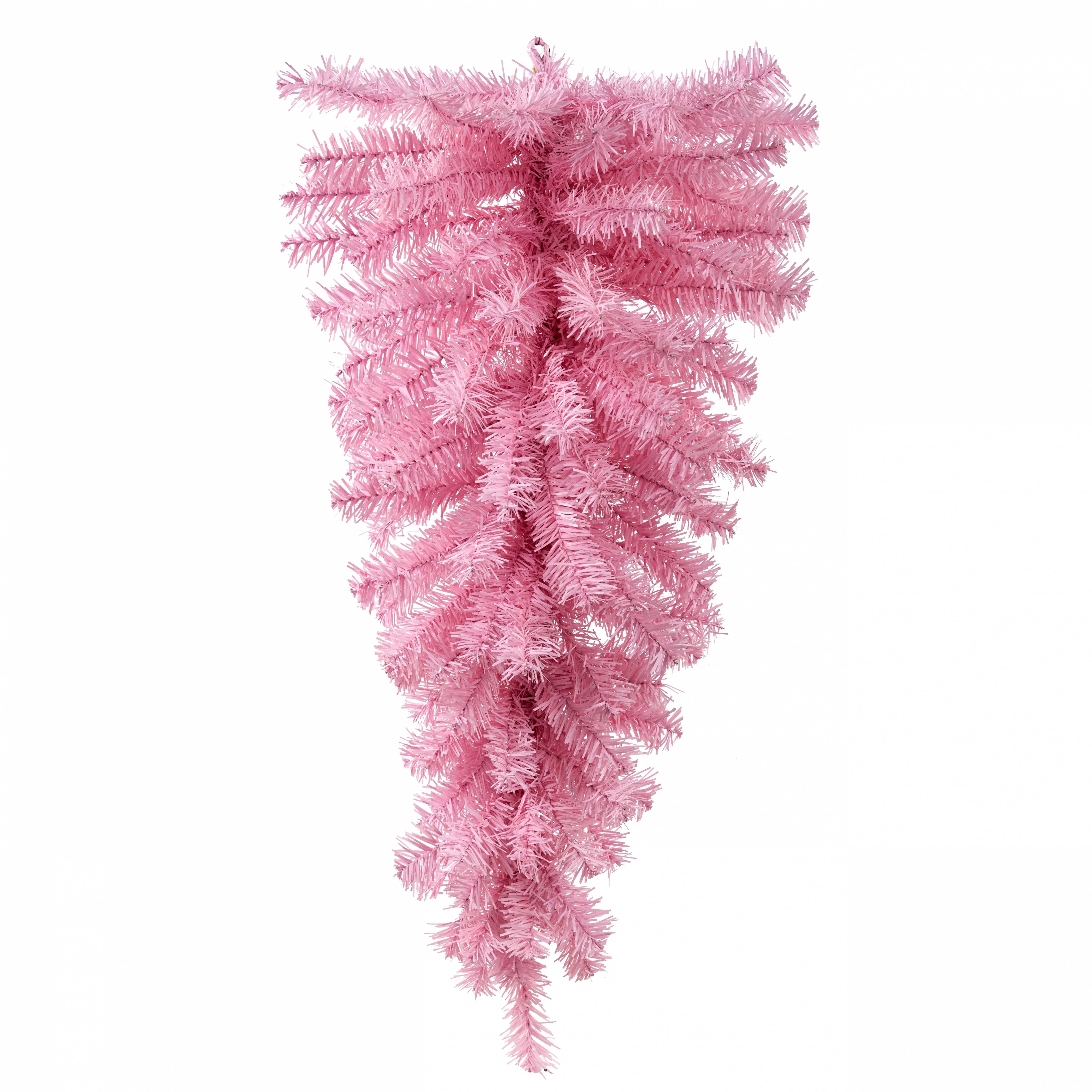 32" Pine Teardrop Swag: Pink Item Number: 84904TE32