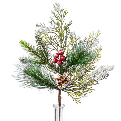 18" Pinecone, Berry, Cedar Mix Spray Item Number: 85878SP18