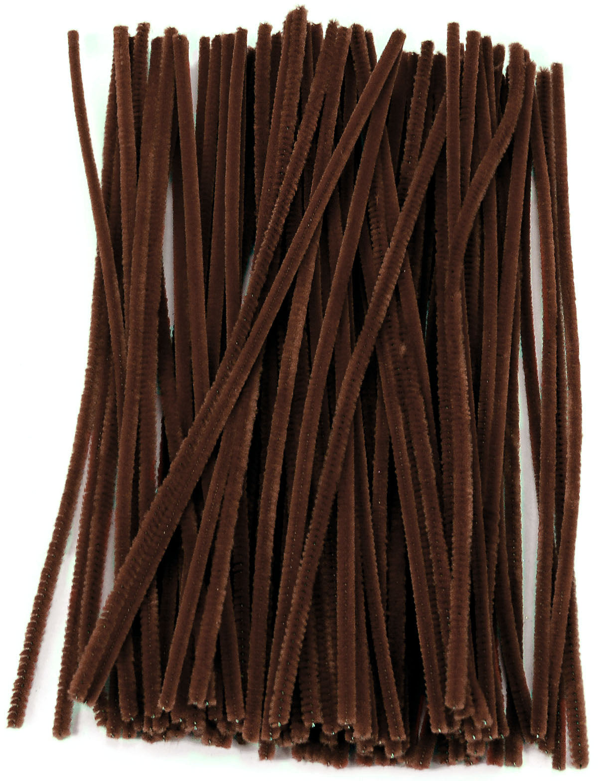 12" Pipe Cleaner Stems: 6mm Chenille Brown (100) Lifestyle Photo