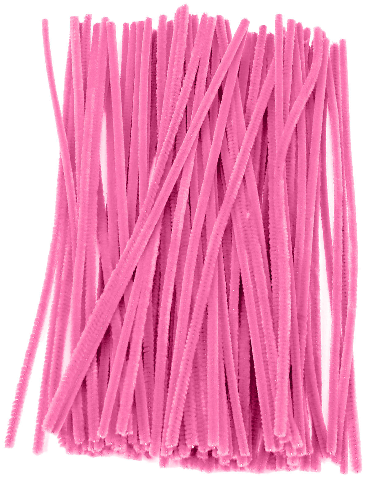 12" Pipe Cleaner Stems: 6mm Chenille Pink (100) Lifestyle Photo