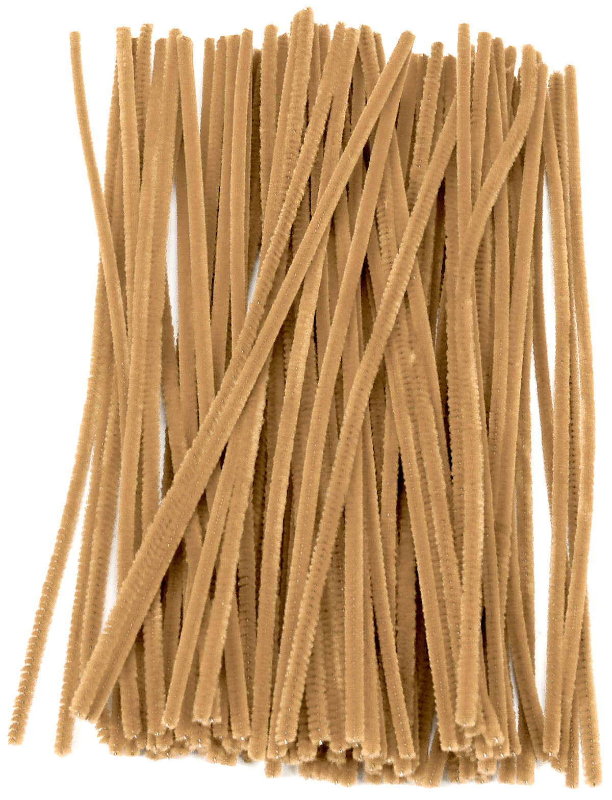 12" Pipe Cleaner Stems: 6mm Chenille Tan Burlap (100) Lifestyle Photo