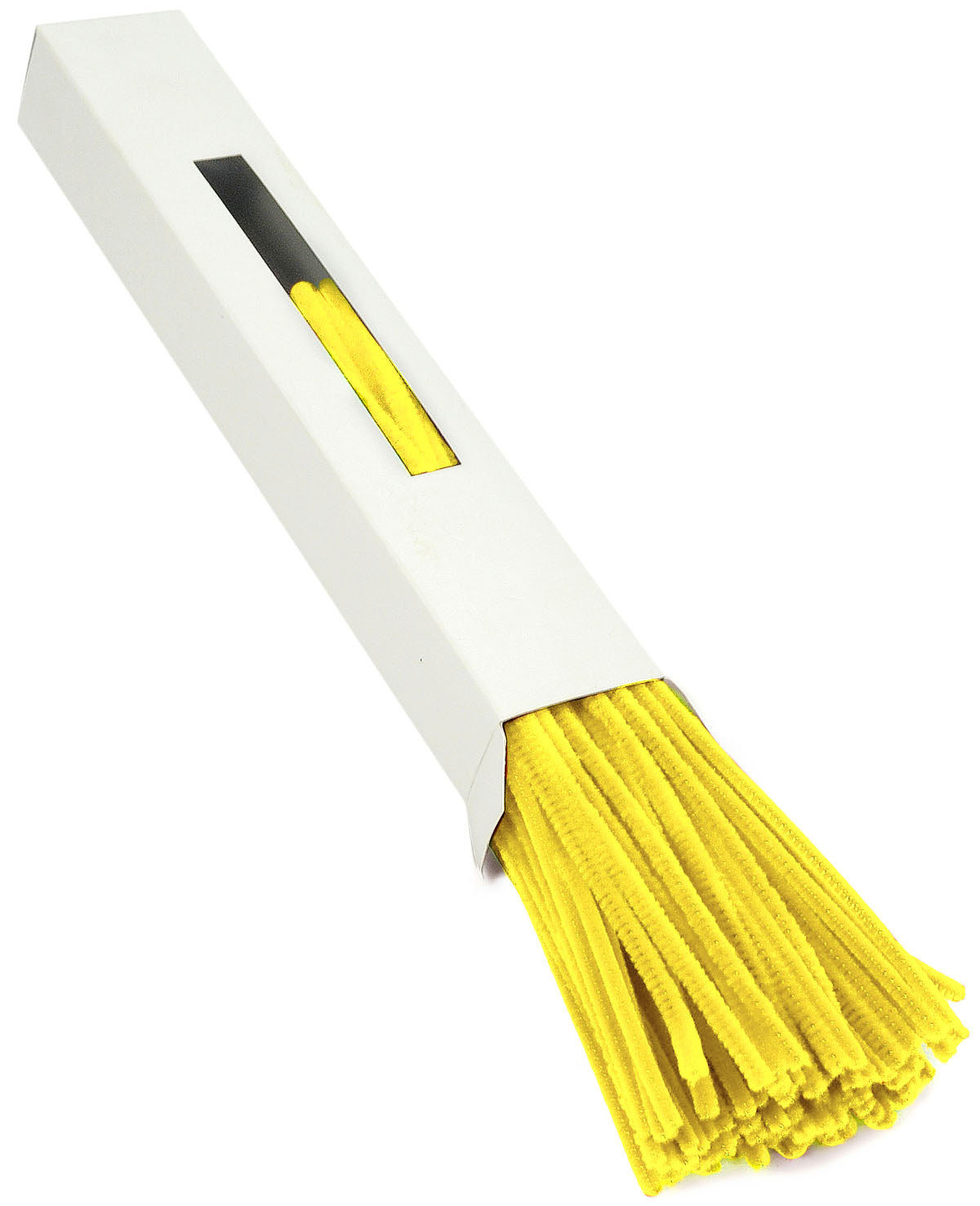 12" Pipe Cleaner Stems: 6mm Chenille Yellow (100) Item Number: MA200129
