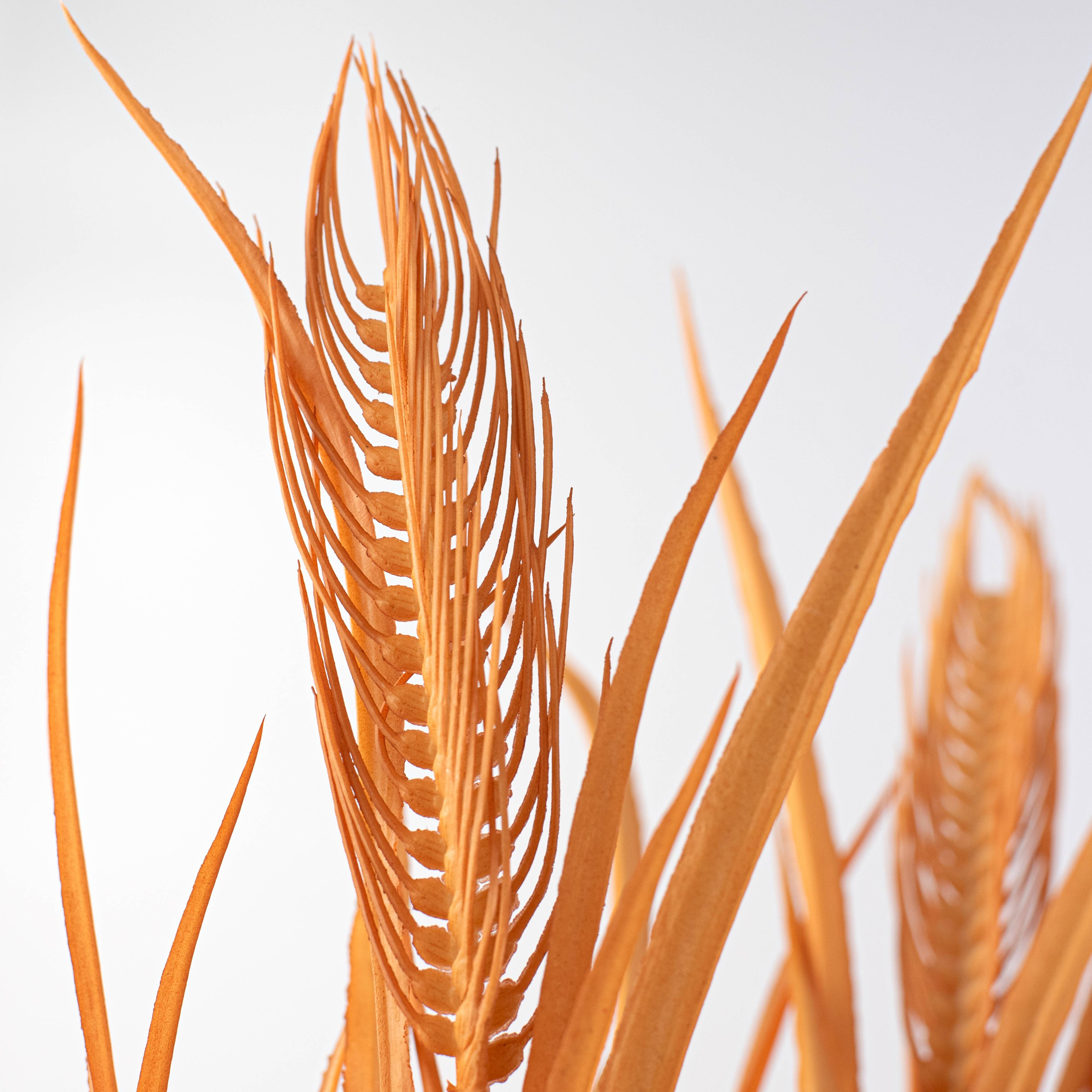 21" Plastic Wheat Bush: Rust Orange Lifestyle Photo