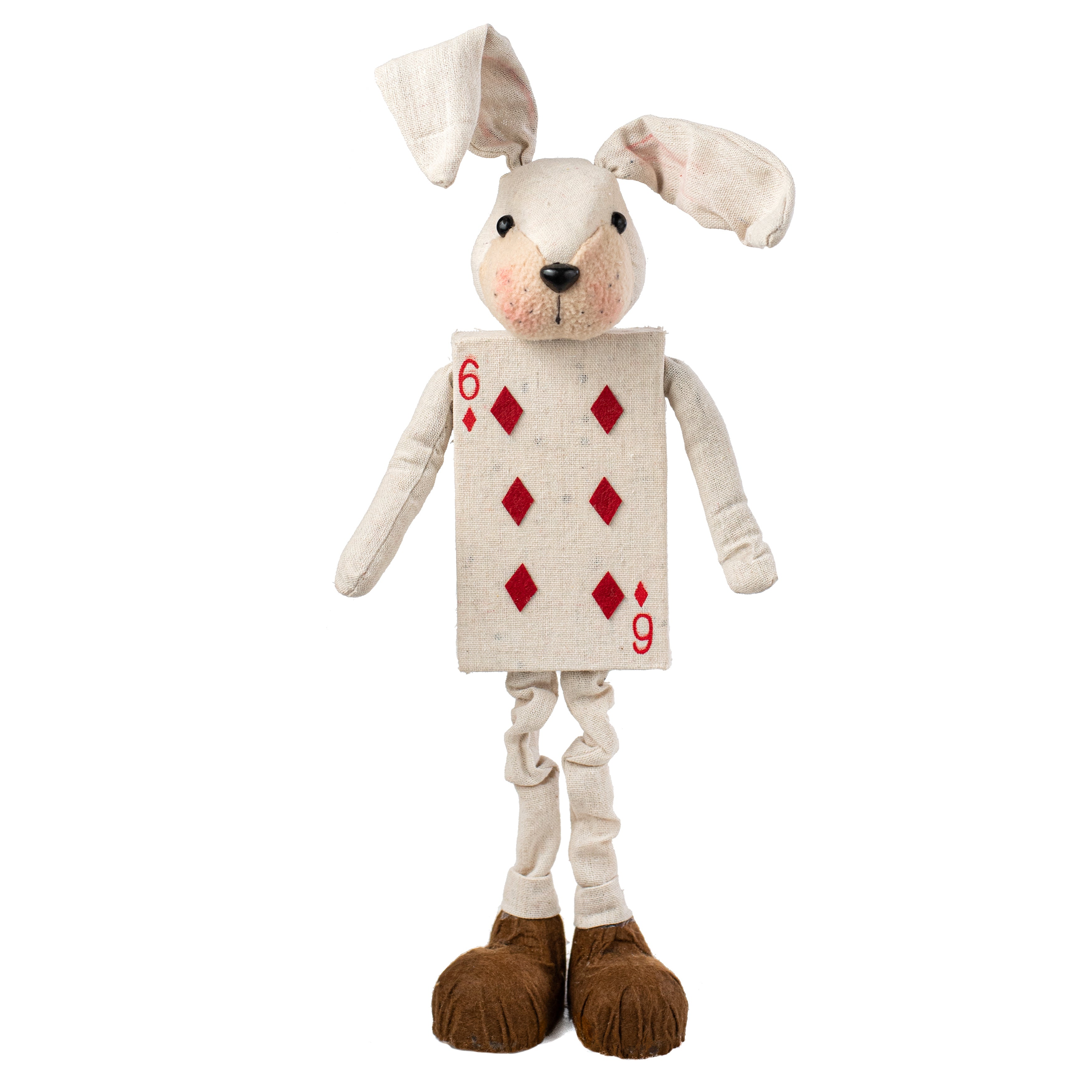 20" Playing Card White Rabbit Accent: Diamond Item Number: 63530WT