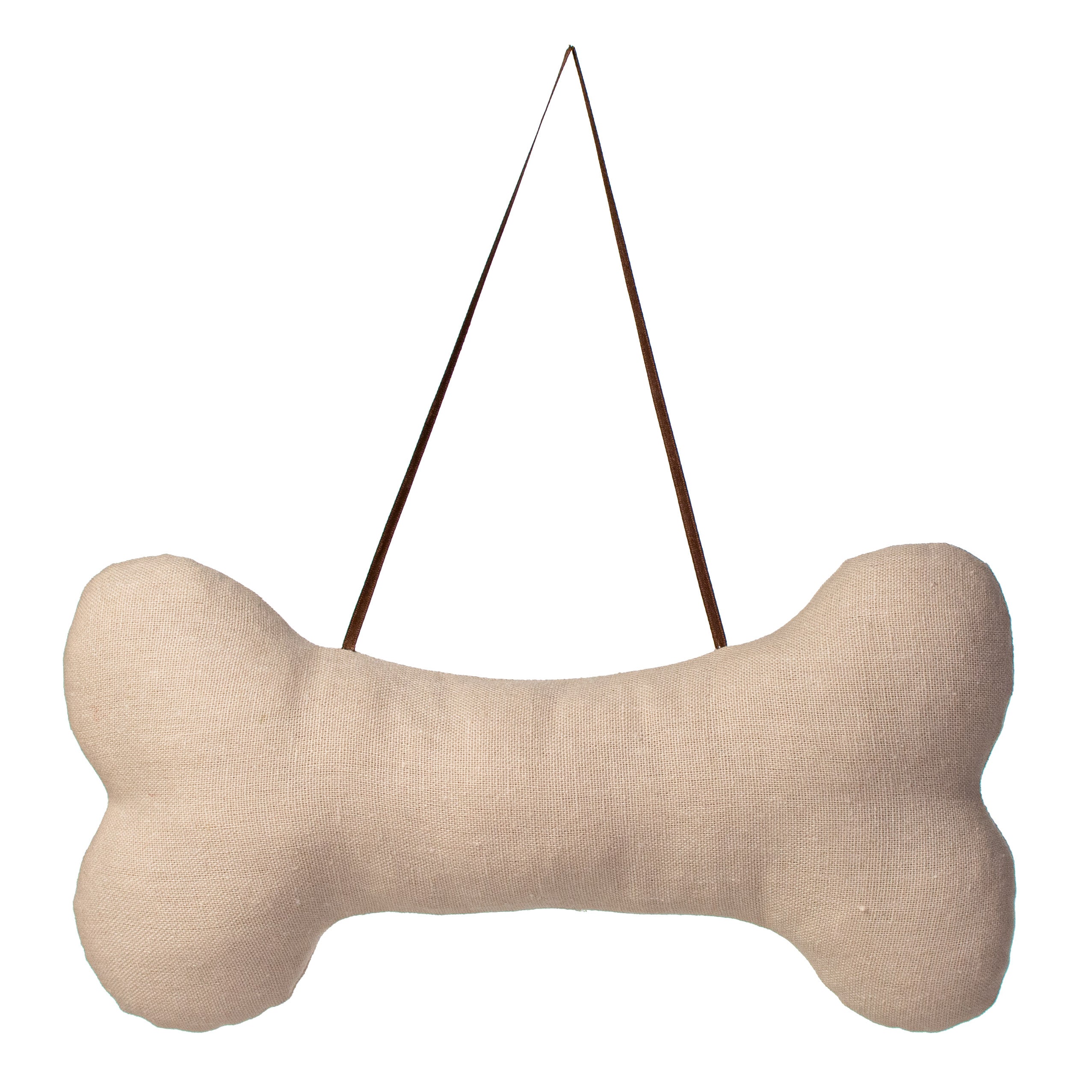 10" Plush Bone Ornament Item Number: 62816NAT