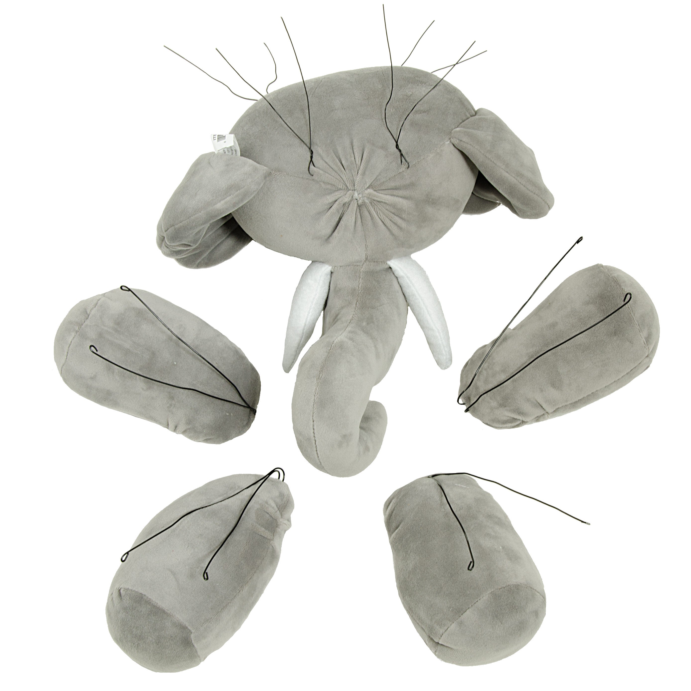 Plush Elephant Wreath Accent detail photo 3