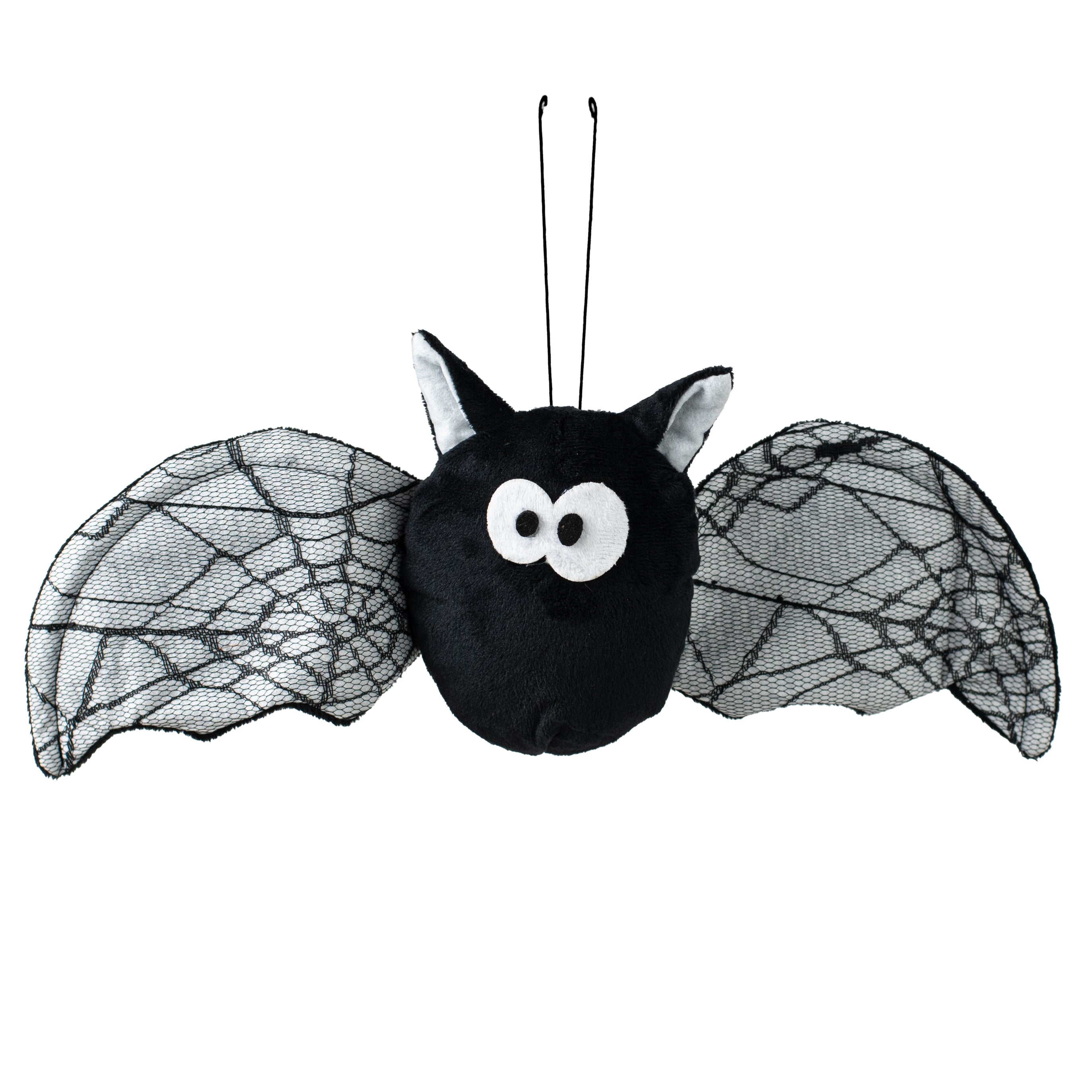 16" Plush Lace Wing Bat: Black & White Item Number: HH394927
