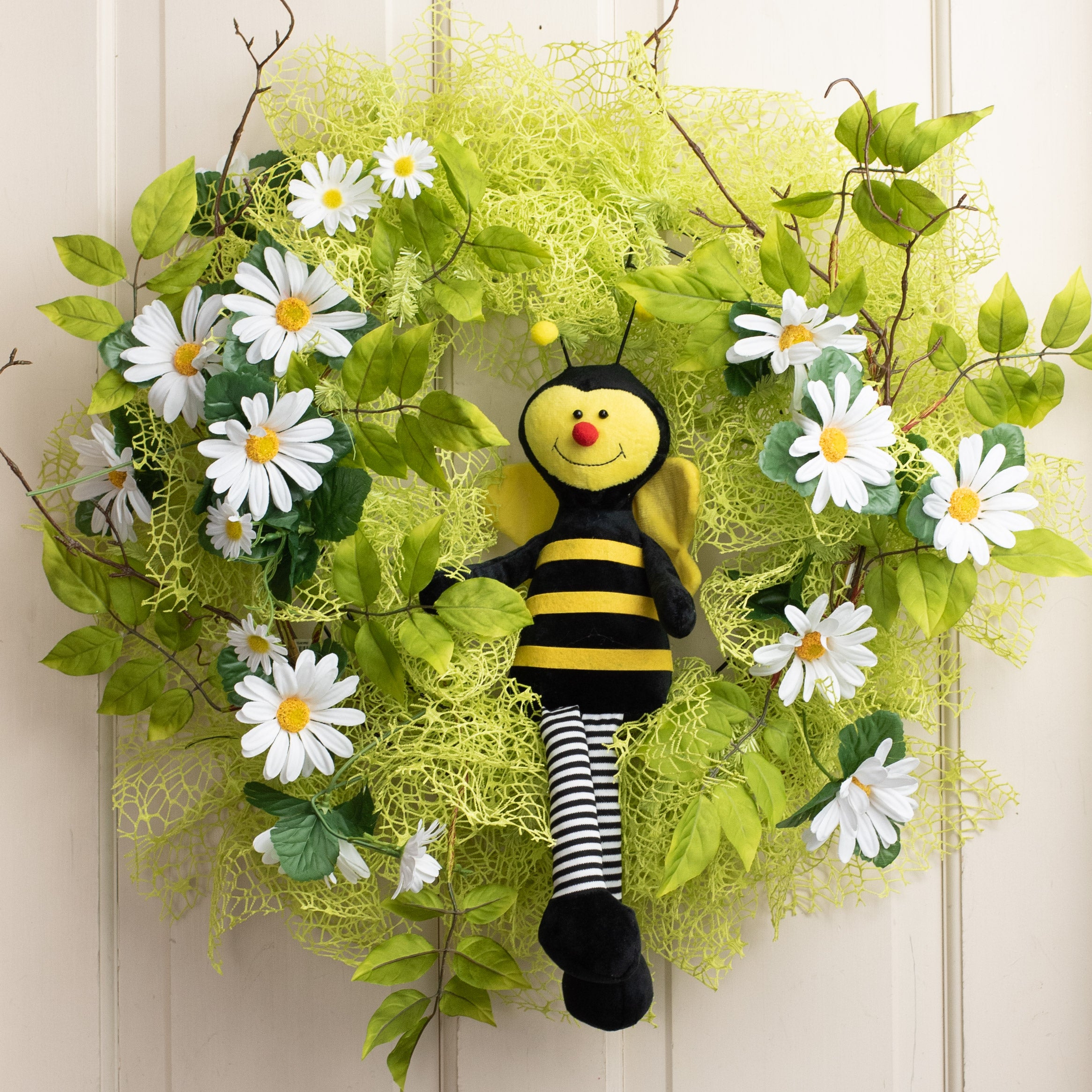 17" Plush Long Legs Bee Ornament Lifestyle Photo