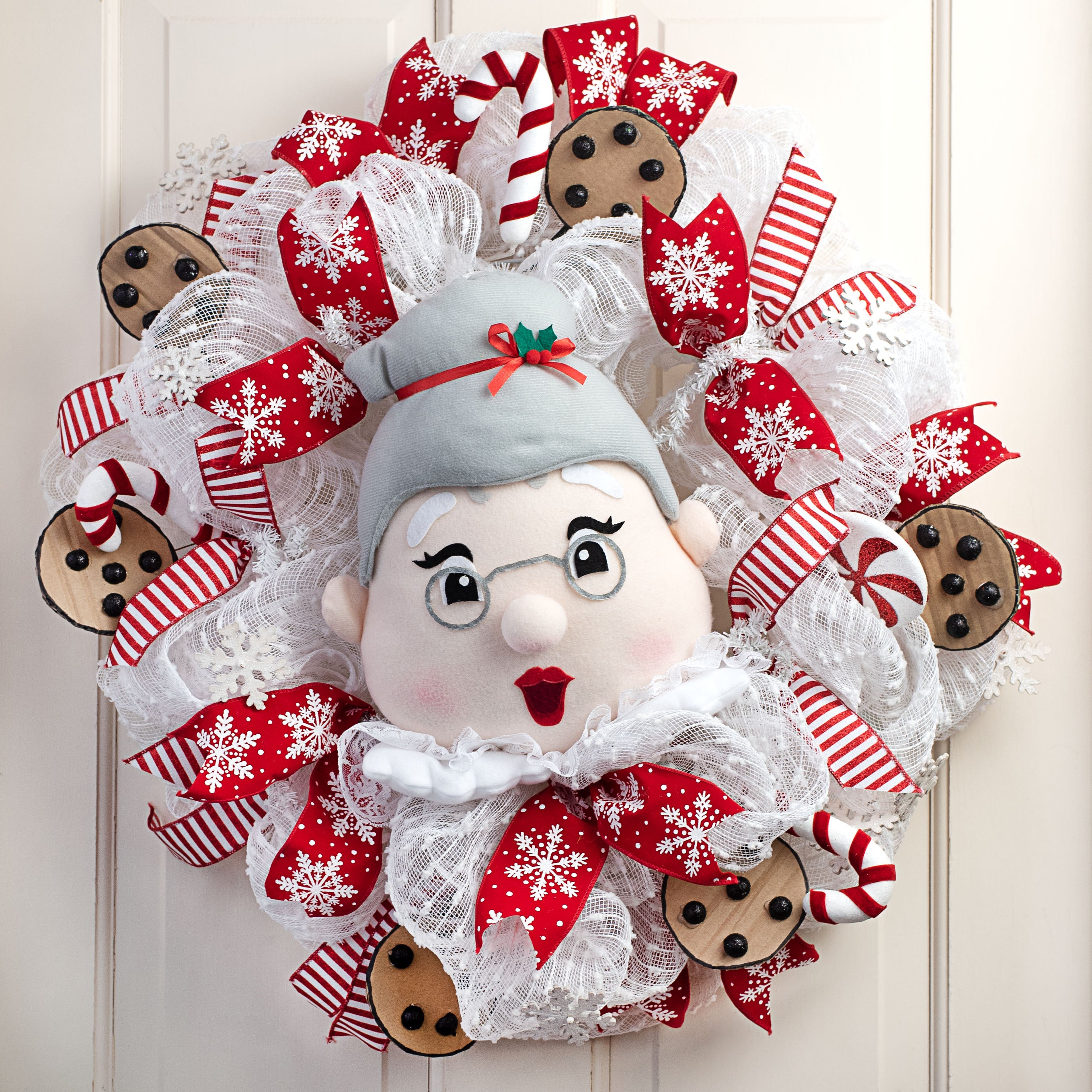 14" Plush Mrs. Claus Decoration Lifestyle Photo