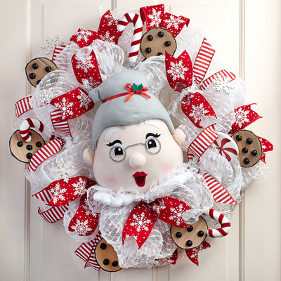 14" Plush Mrs. Claus Decoration Lifestyle Photo