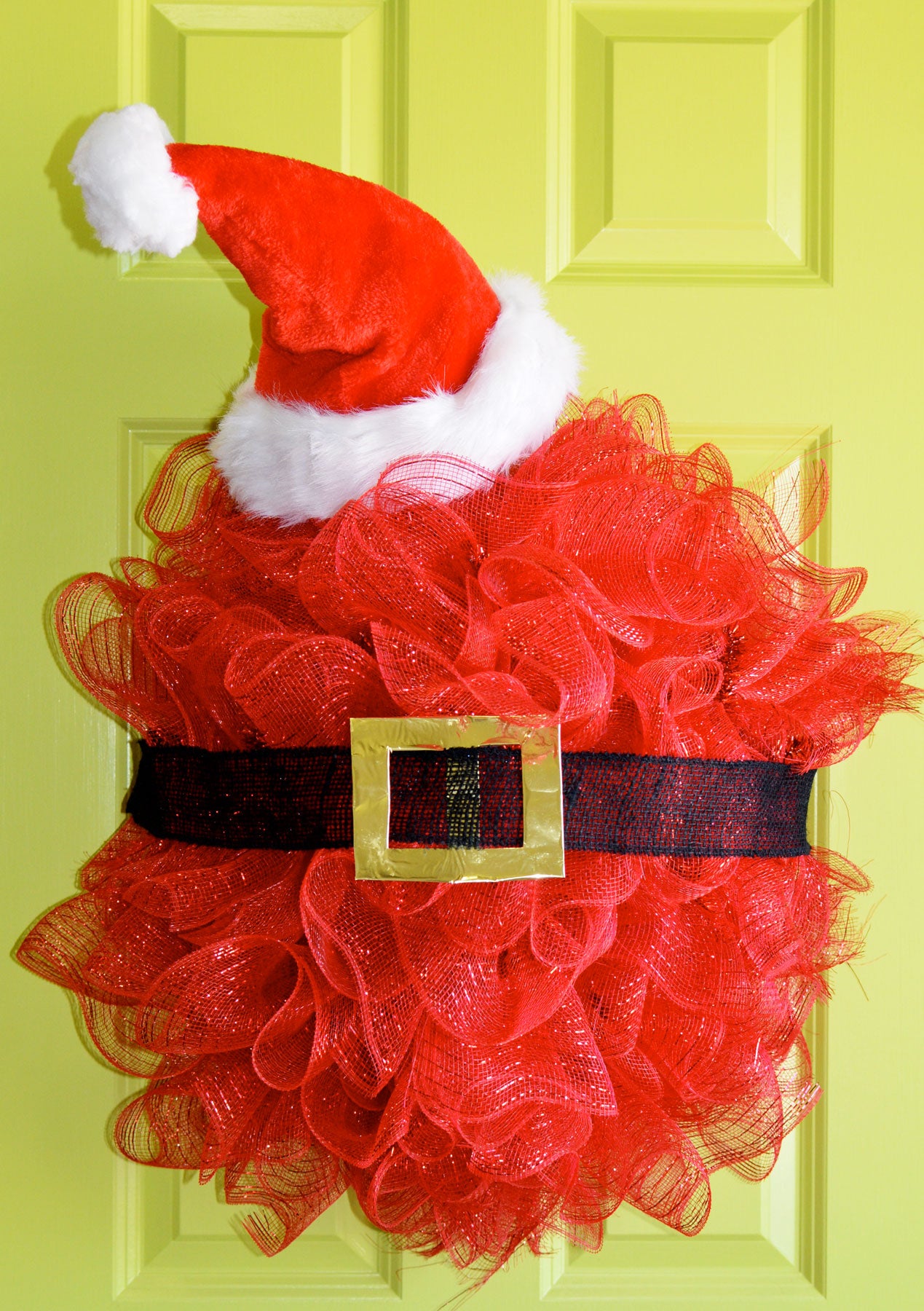 Plush Red Santa Hat Lifestyle Photo