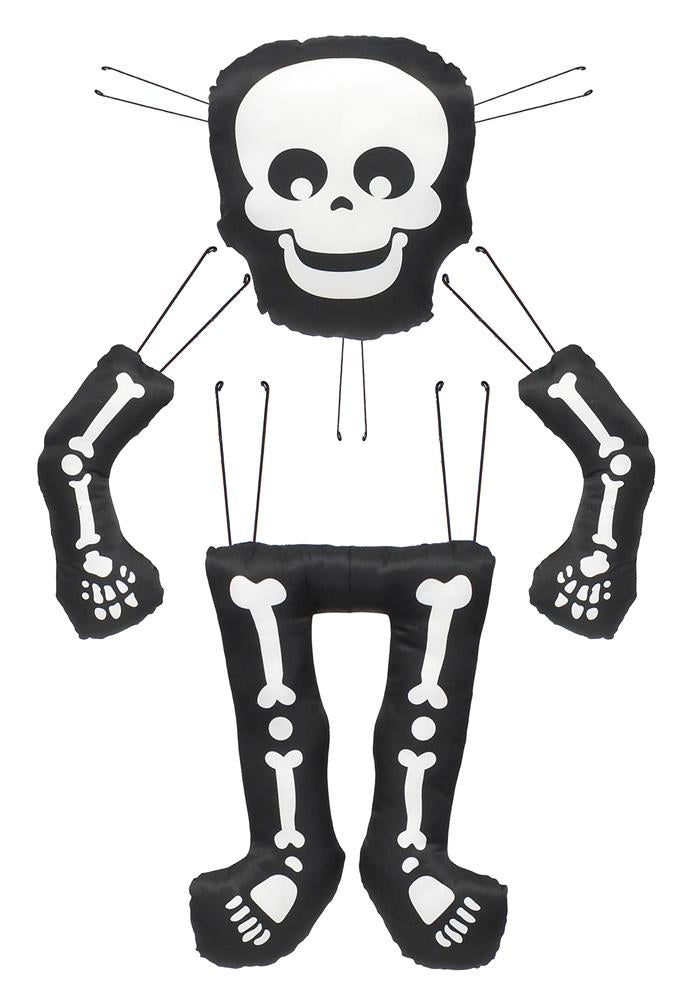 Plush Skeleton Wreath Accent Item Number: HH7308