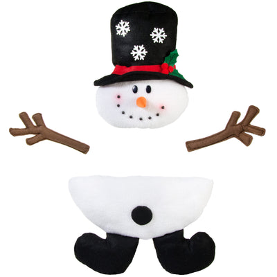 Plush Snowman Wreath Accent Item Number: XC6095