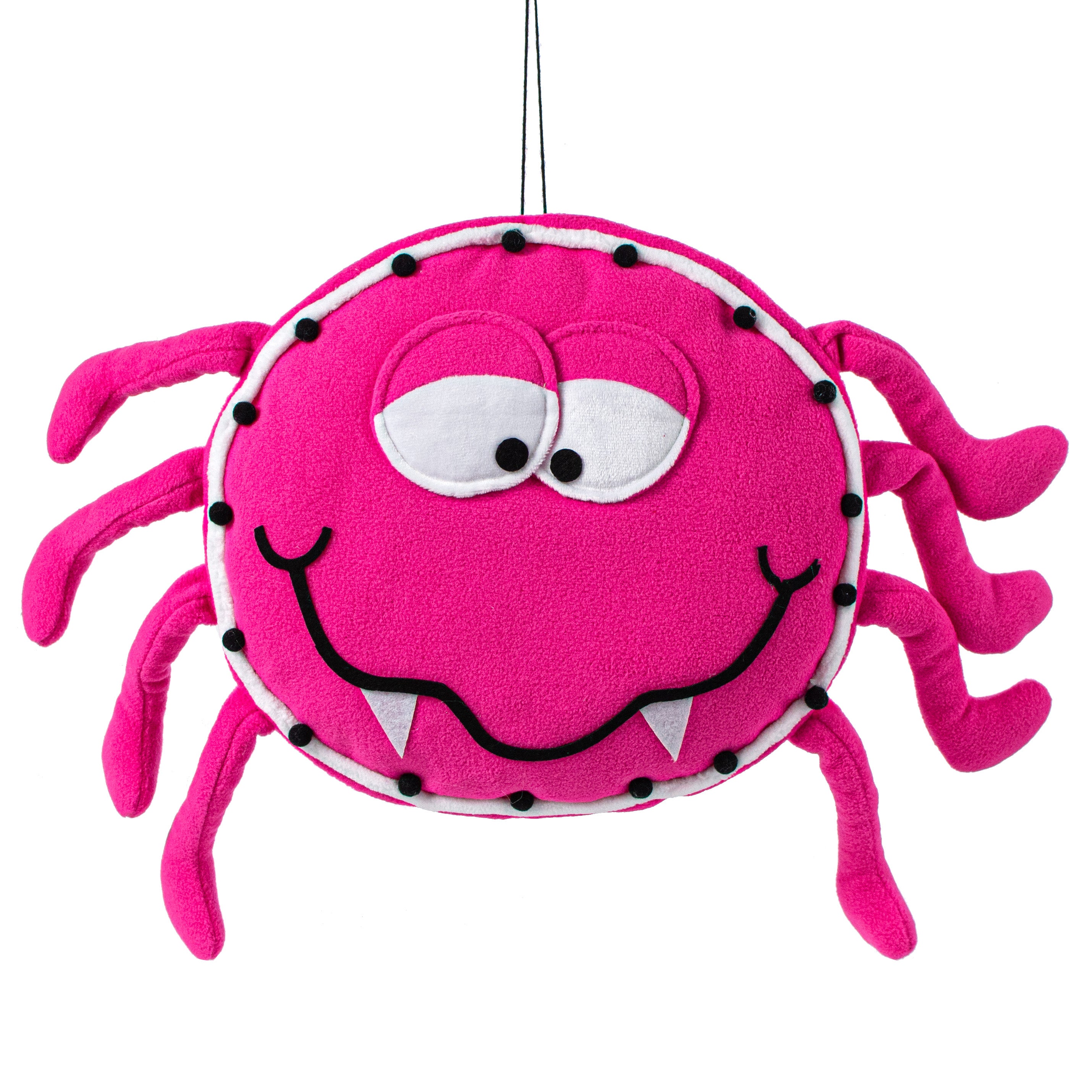 12" Plush Spider Wreath Accent: Hot Pink Item Number: 57005BT