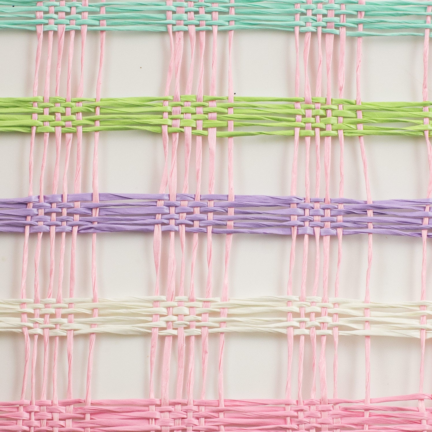 10" Poly Burlap Check Mesh: Pink, Mint, Fresh Green, Lavender detail photo 3