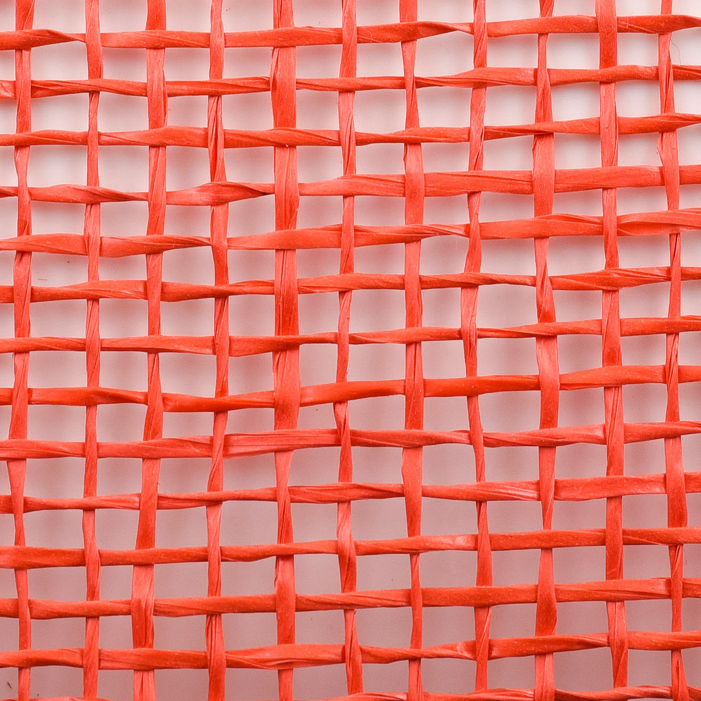 10" Poly Burlap Mesh: Brick Red detail photo 3