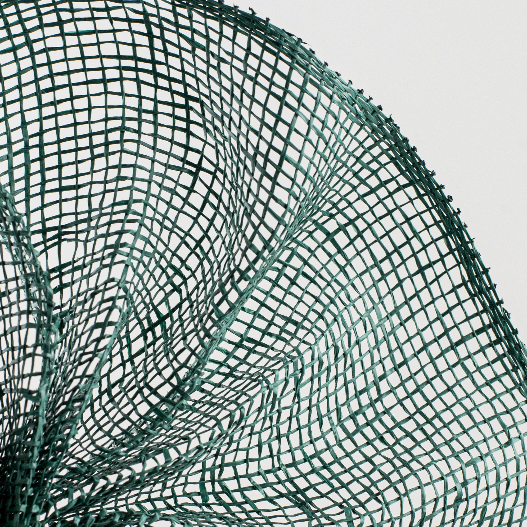 10" Poly Burlap Mesh: Hunter Green Lifestyle Photo