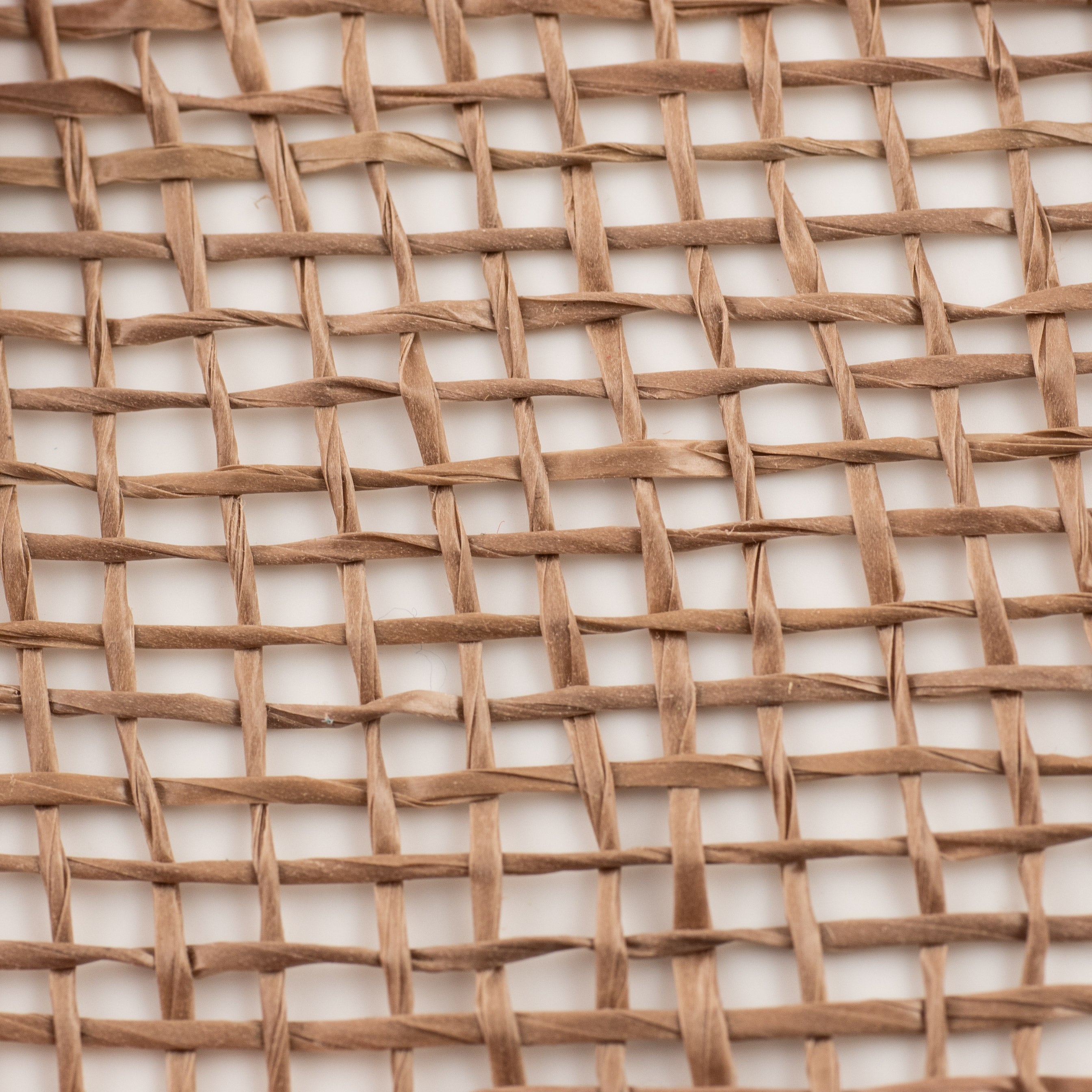 10" Poly Burlap Mesh: Milk Chocolate Brown detail photo 3