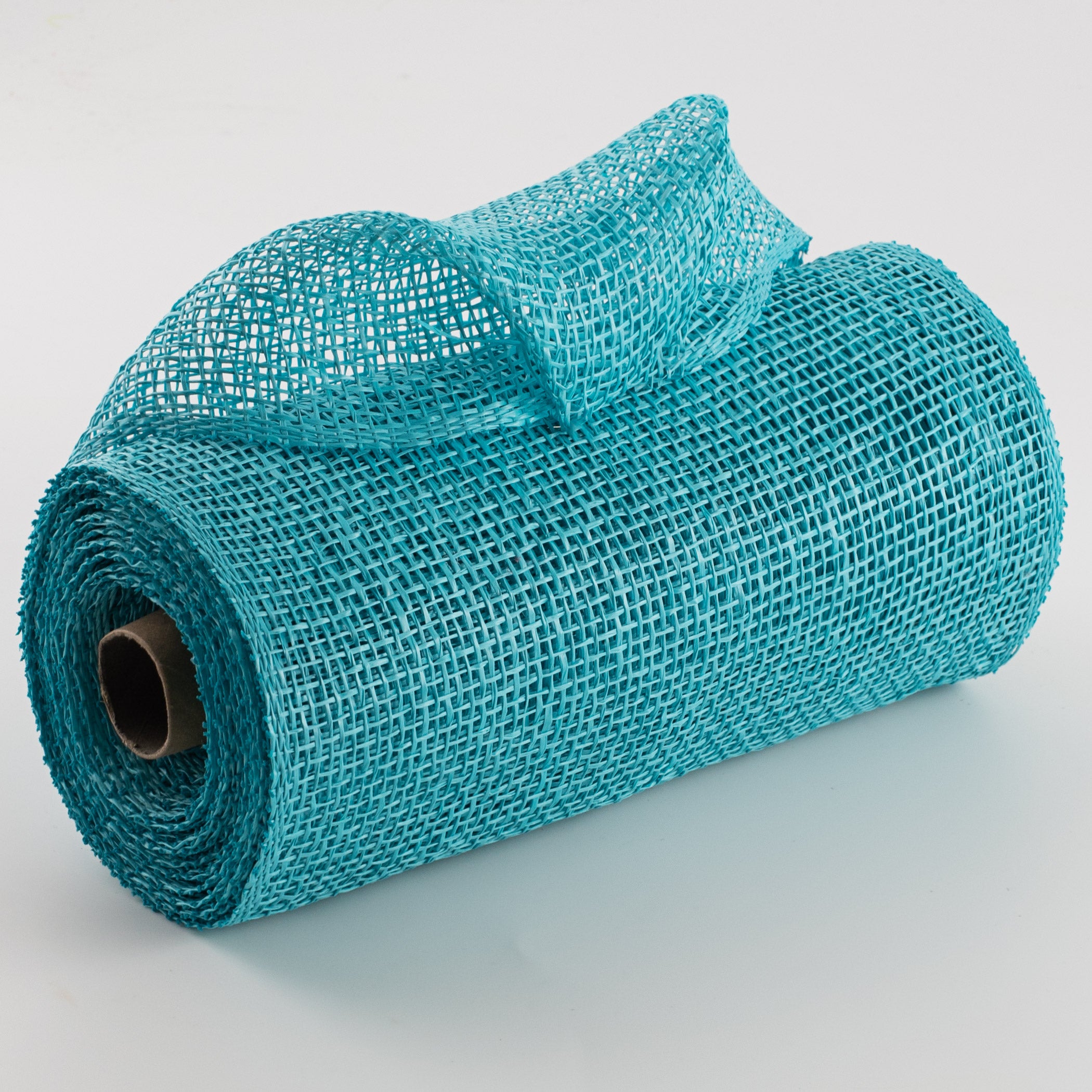 10" Poly Burlap Mesh: Turquoise Blue Item Number: RP810082
