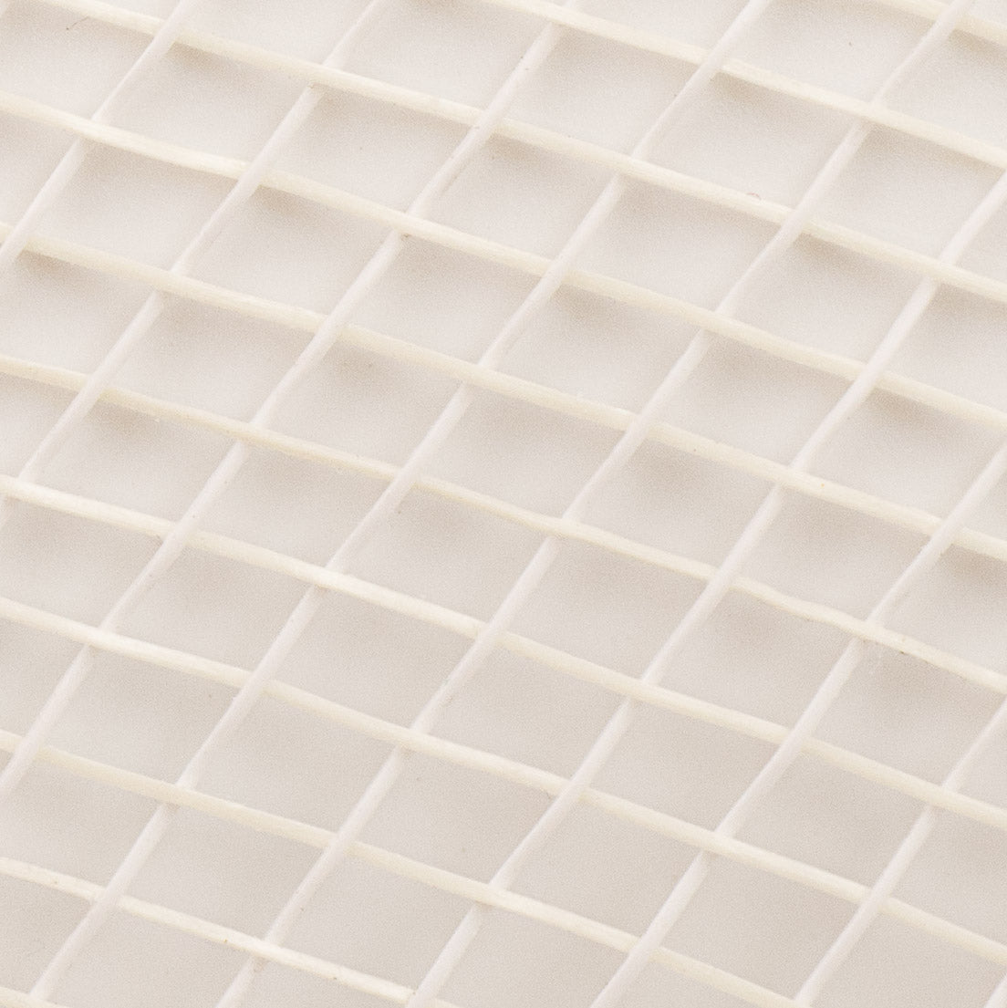 10" Poly Deco Mesh: 2-Tone Cream/White detail photo 3