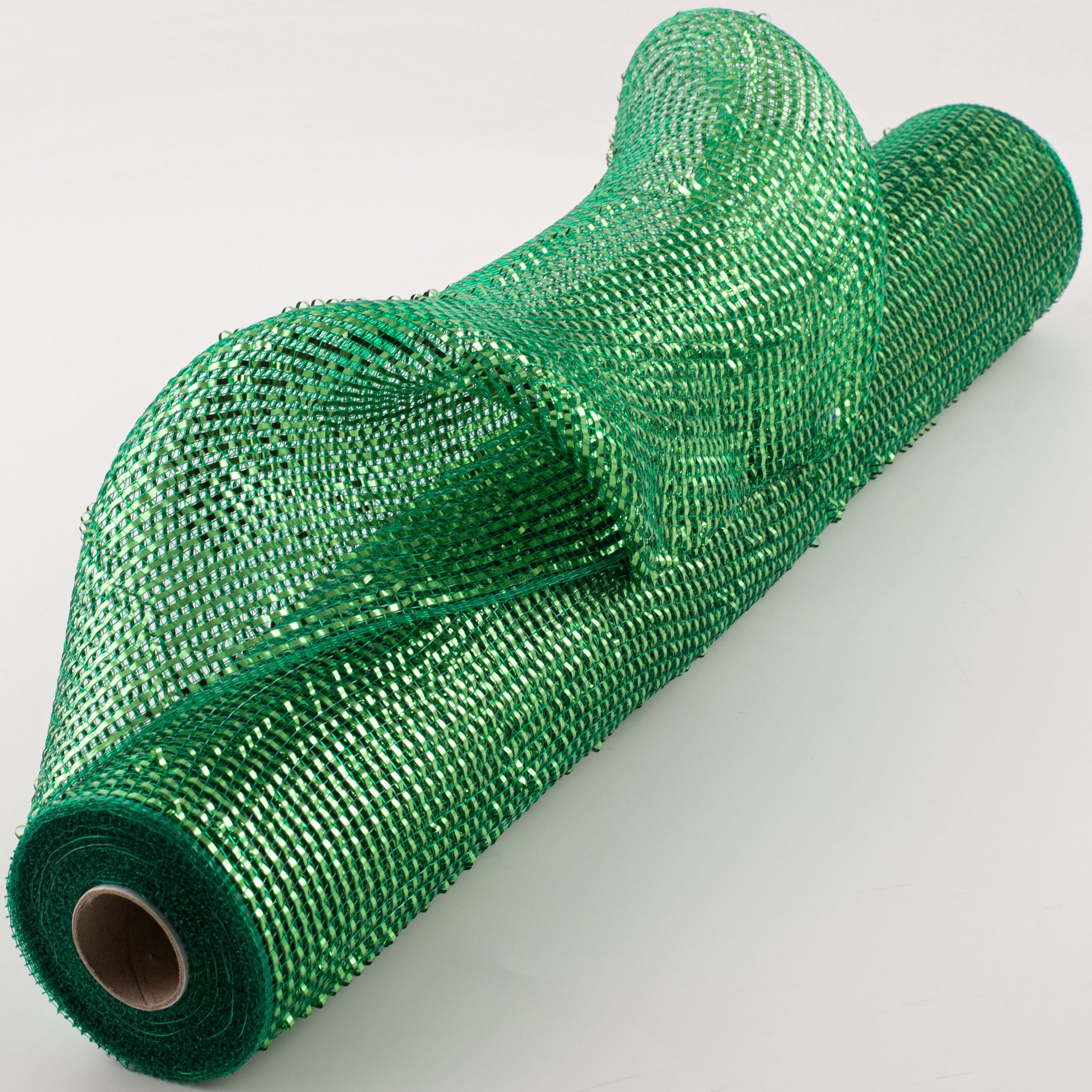 21" Poly Deco Mesh: Deluxe Wide Foil Green Item Number: RE104106