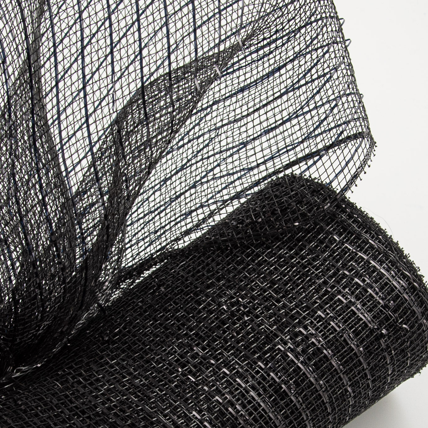 10" Poly Deco Mesh: Metallic Black Lifestyle Photo