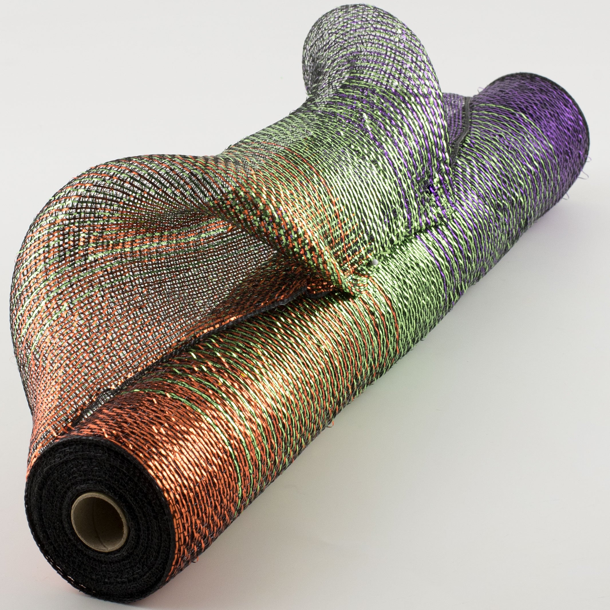 21" Poly Deco Mesh: Metallic Halloween Ombré Item Number: XB980-20