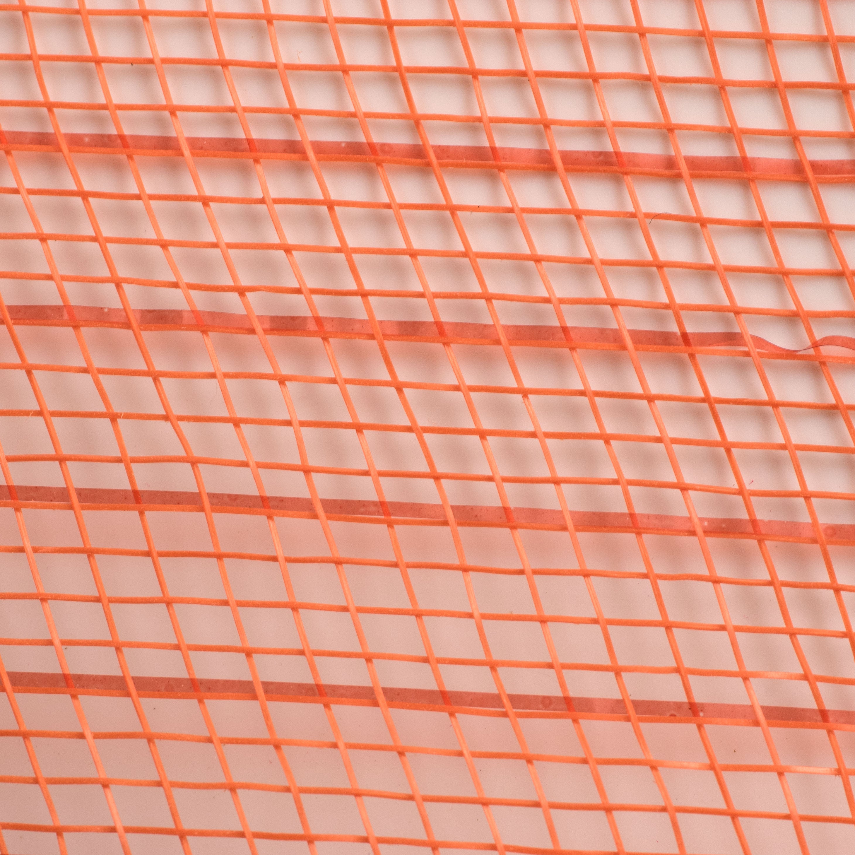 21" Poly Deco Mesh: Metallic Orange detail photo 3