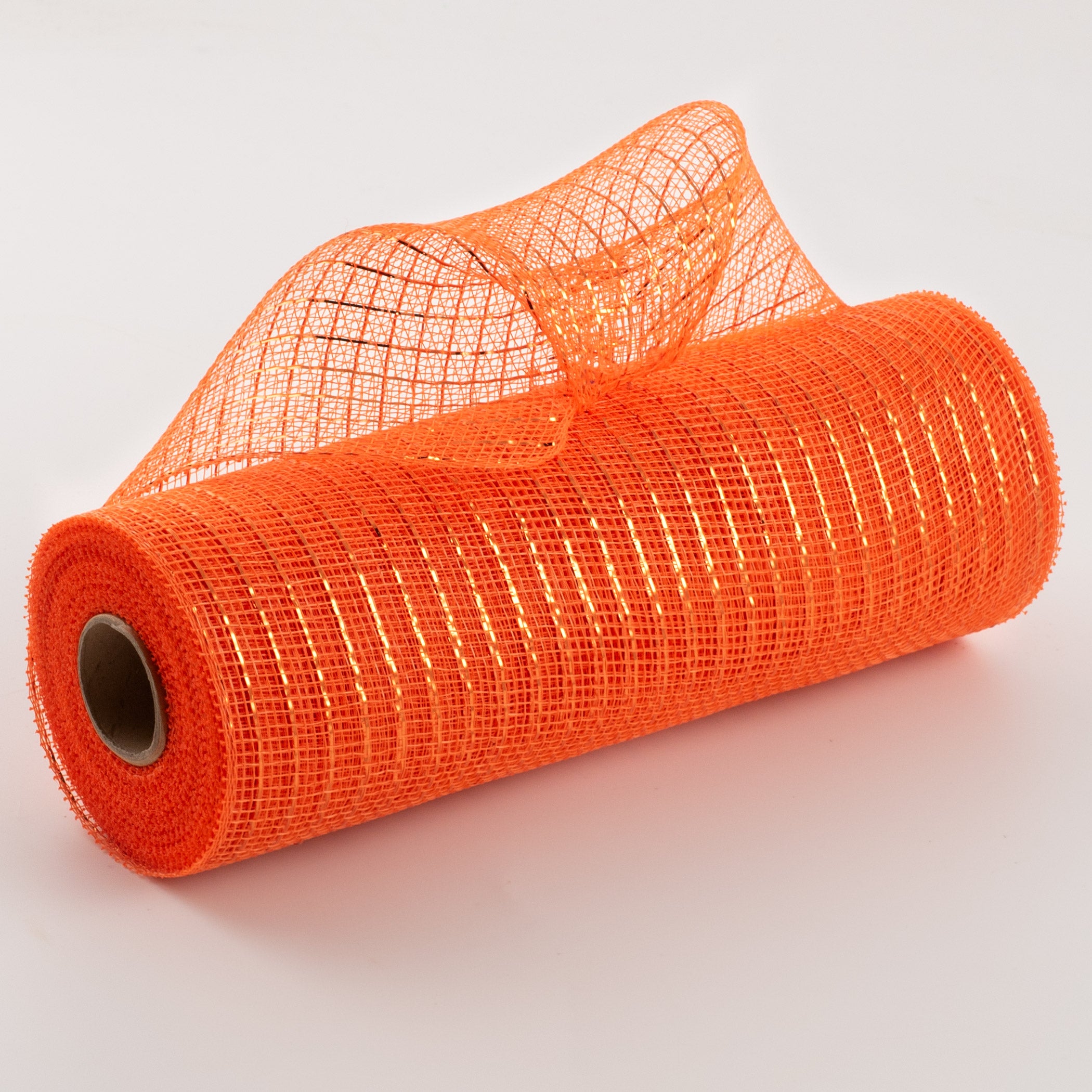 10" Poly Deco Mesh: Metallic Orange/Copper Item Number: RE1301Y3
