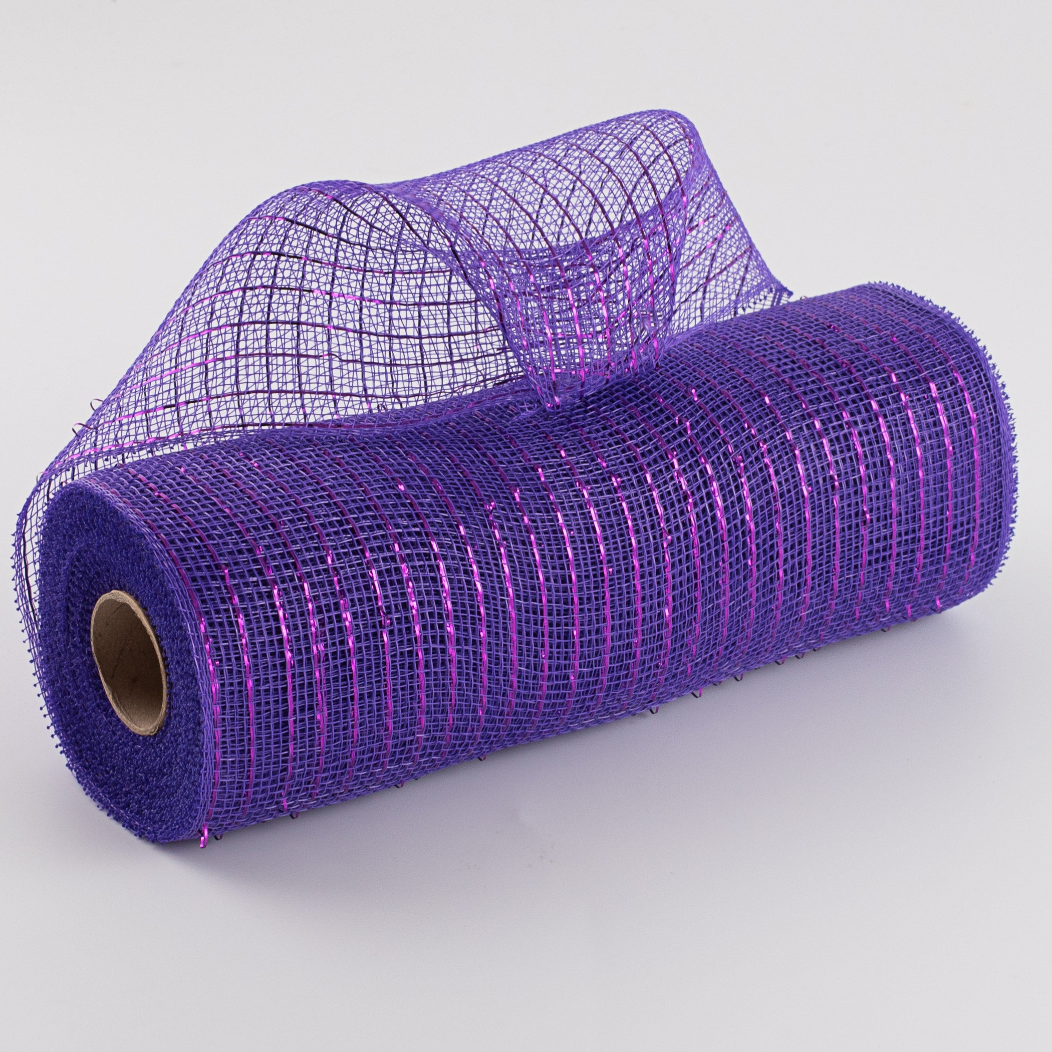 10" Poly Deco Mesh: Metallic Purple Item Number: RE130123