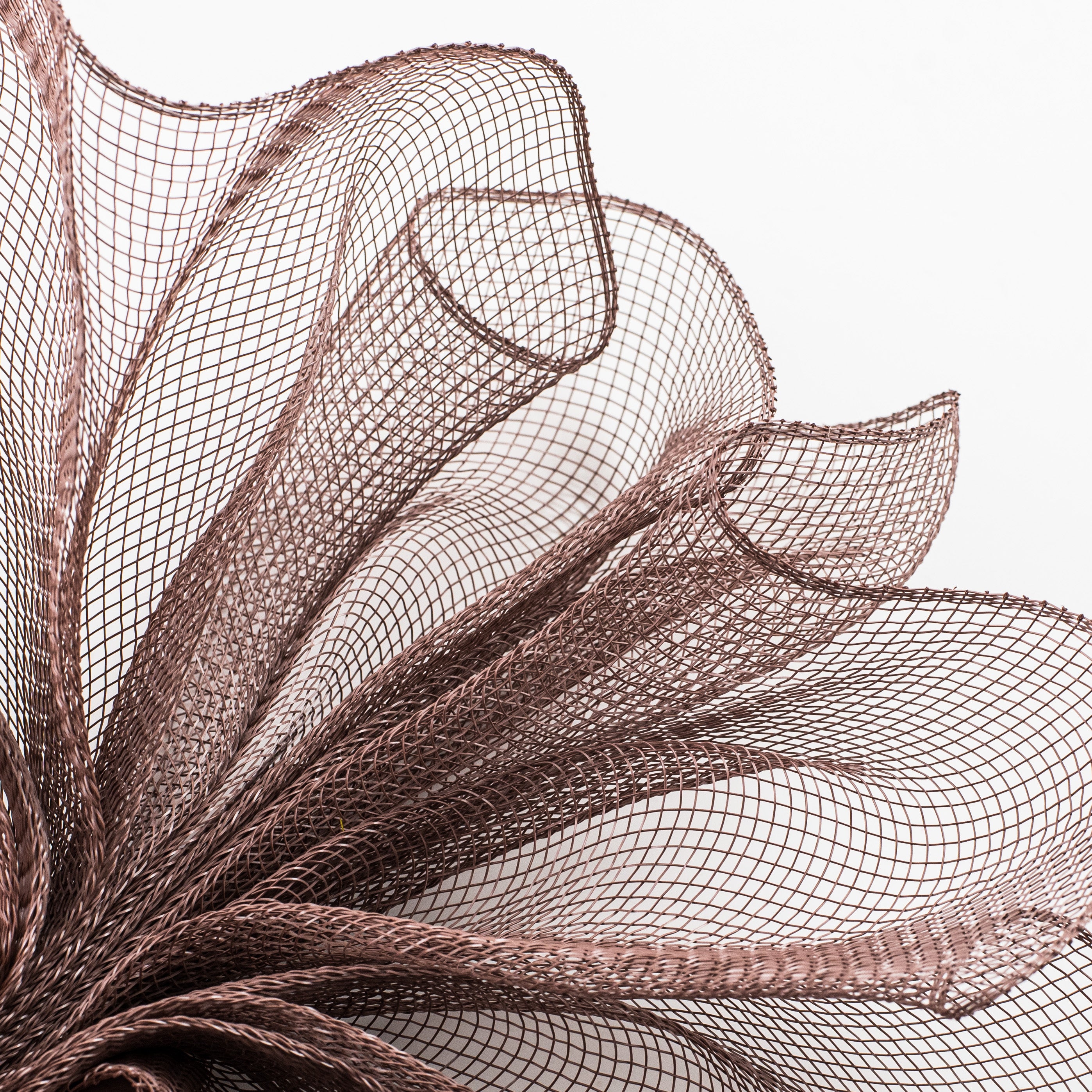 10" Poly Deco Mesh: Milk Chocolate Lifestyle Photo