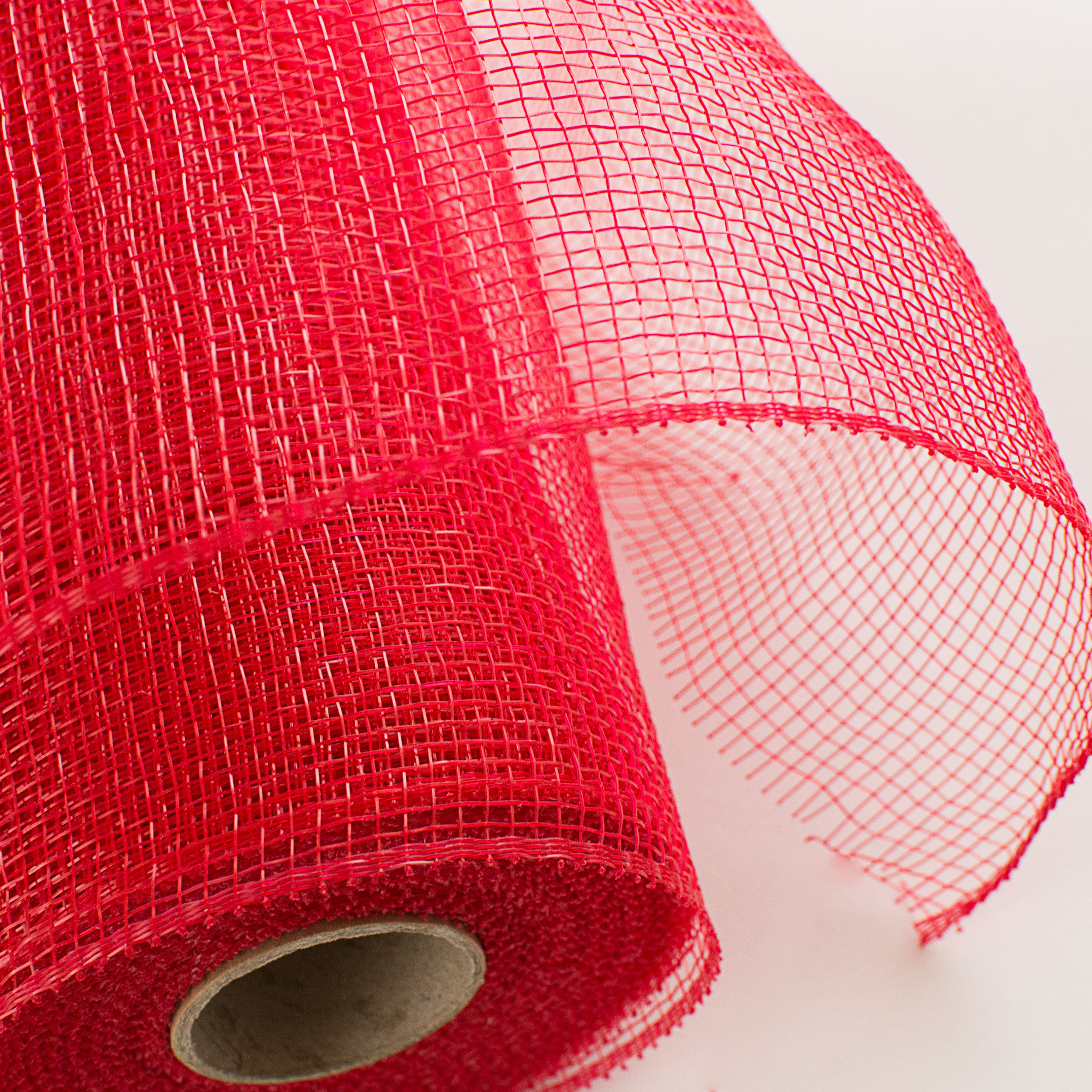 10" Poly Deco Mesh: Red Lifestyle Photo