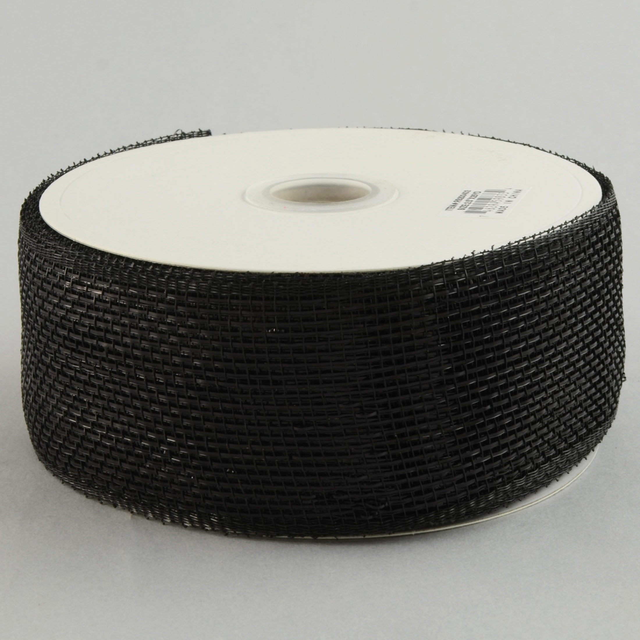 2.5" Poly Deco Mesh Ribbon: Metallic Black Item Number: RS200402