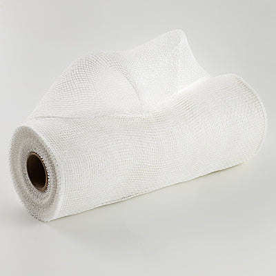 10" Poly Deco Mesh: White Item Number: RE130227