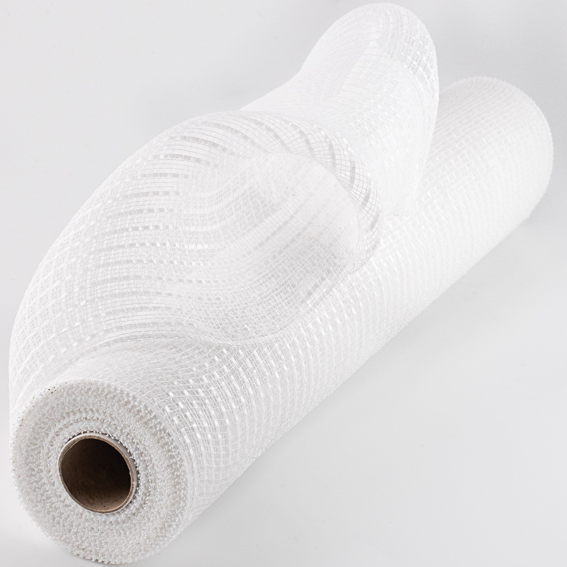 21" Poly Deco Mesh: Wide Foil Film White Item Number: RE1066R1