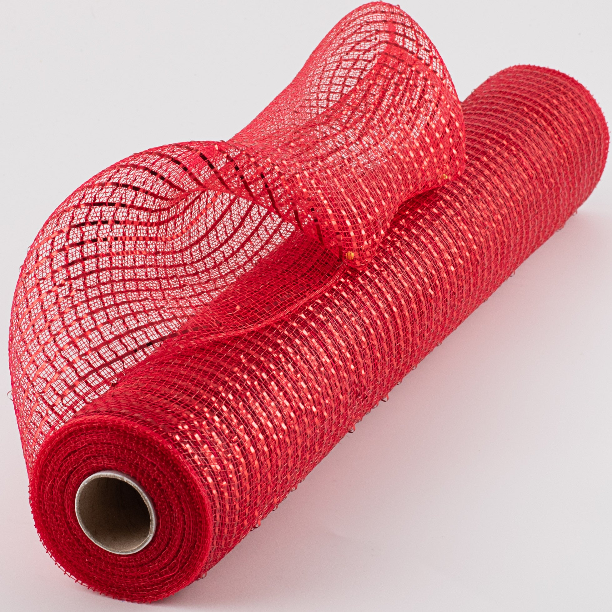 21" Poly Deco Mesh: Wide Foil Metallic Red Item Number: RE106624